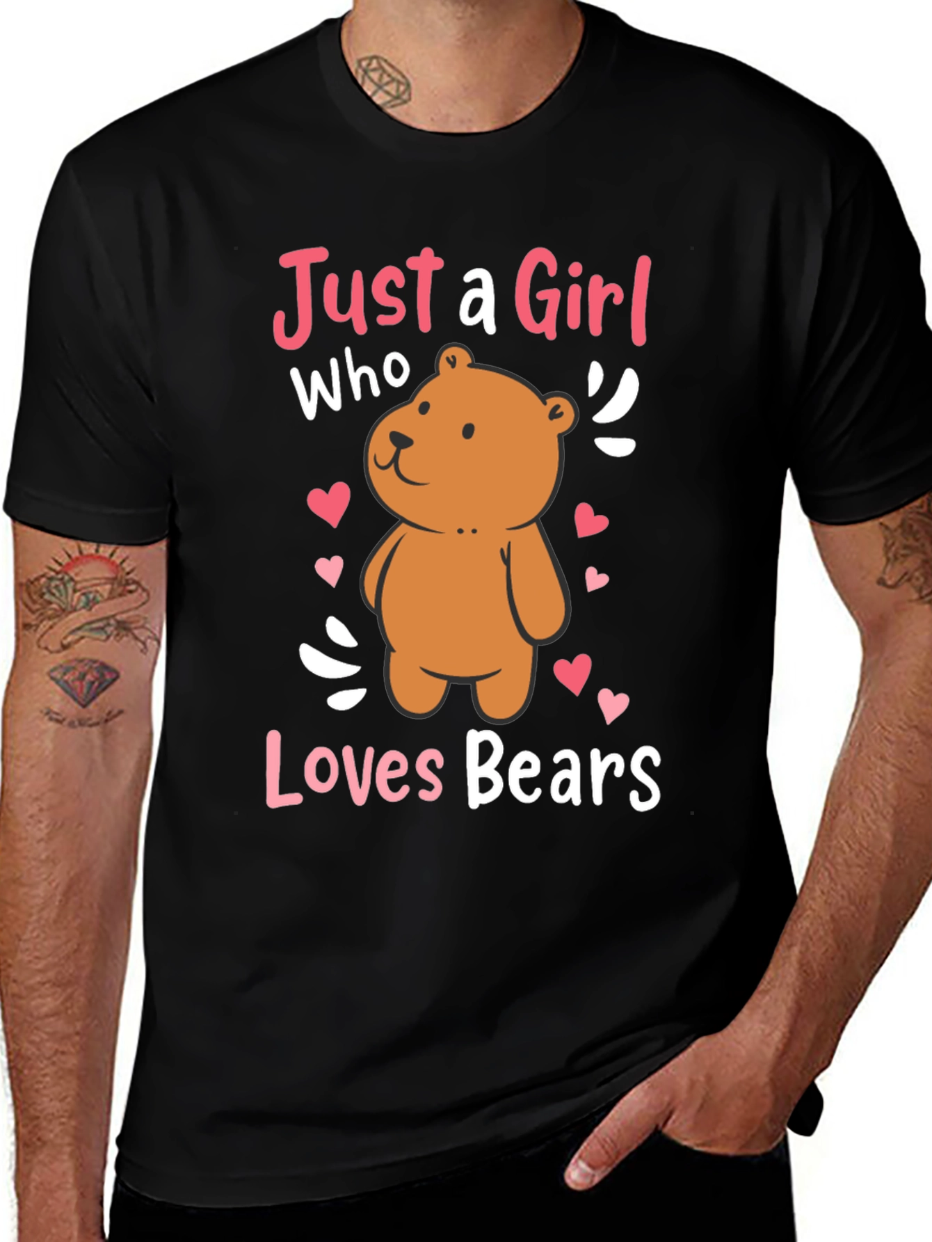 Just a Girl Who Loves Bears T-Shirt