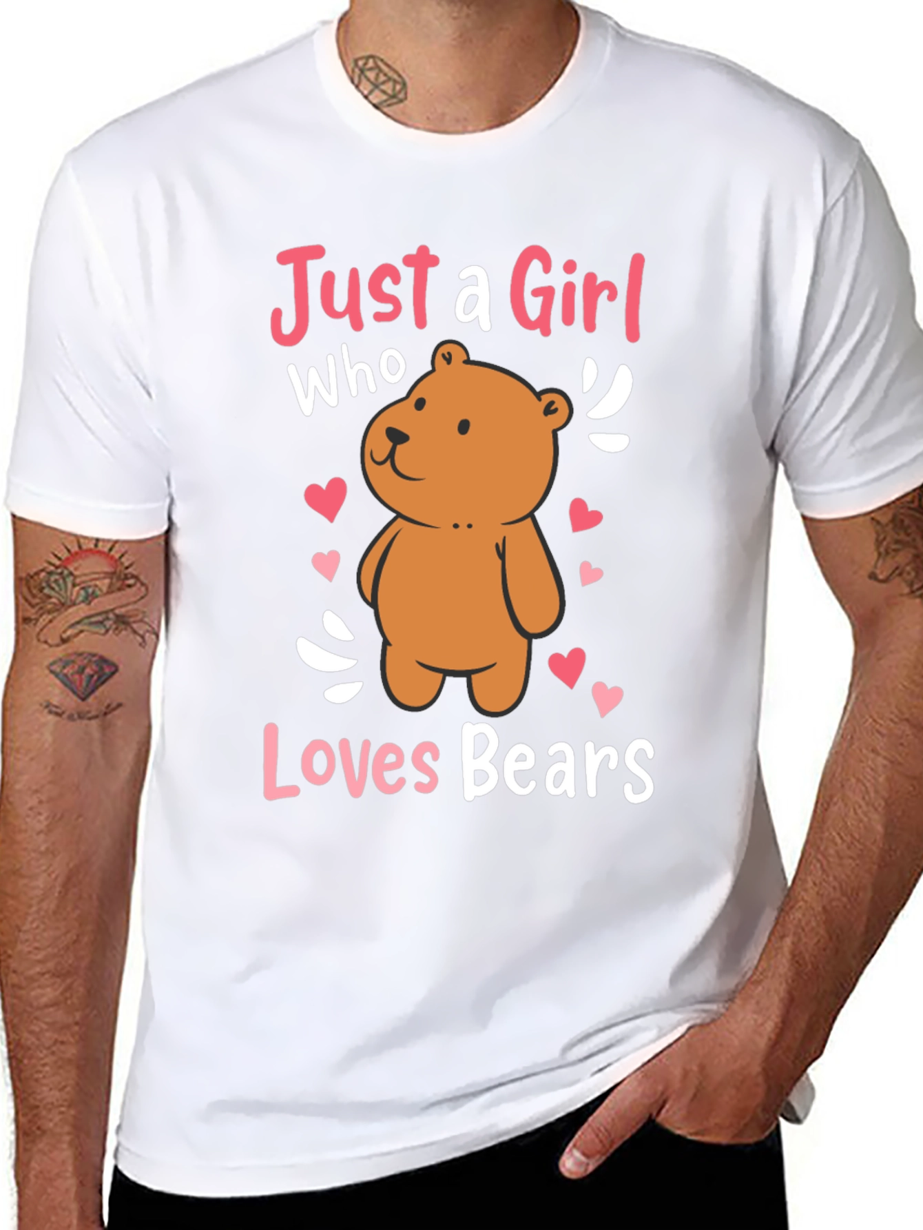 Just a Girl Who Loves Bears T-Shirt