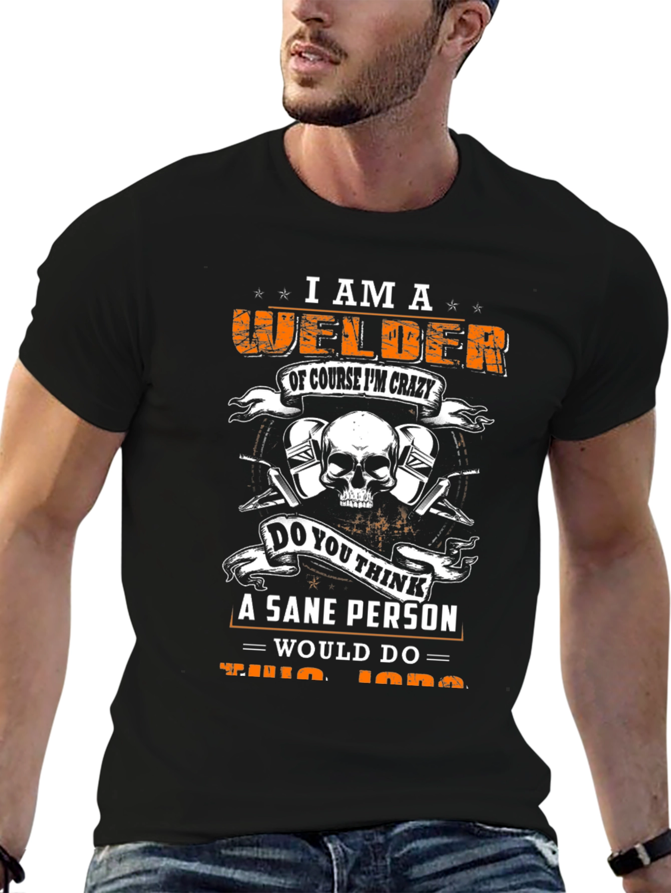 Welder T-Shirt - Crazy Welder Graphic Tee