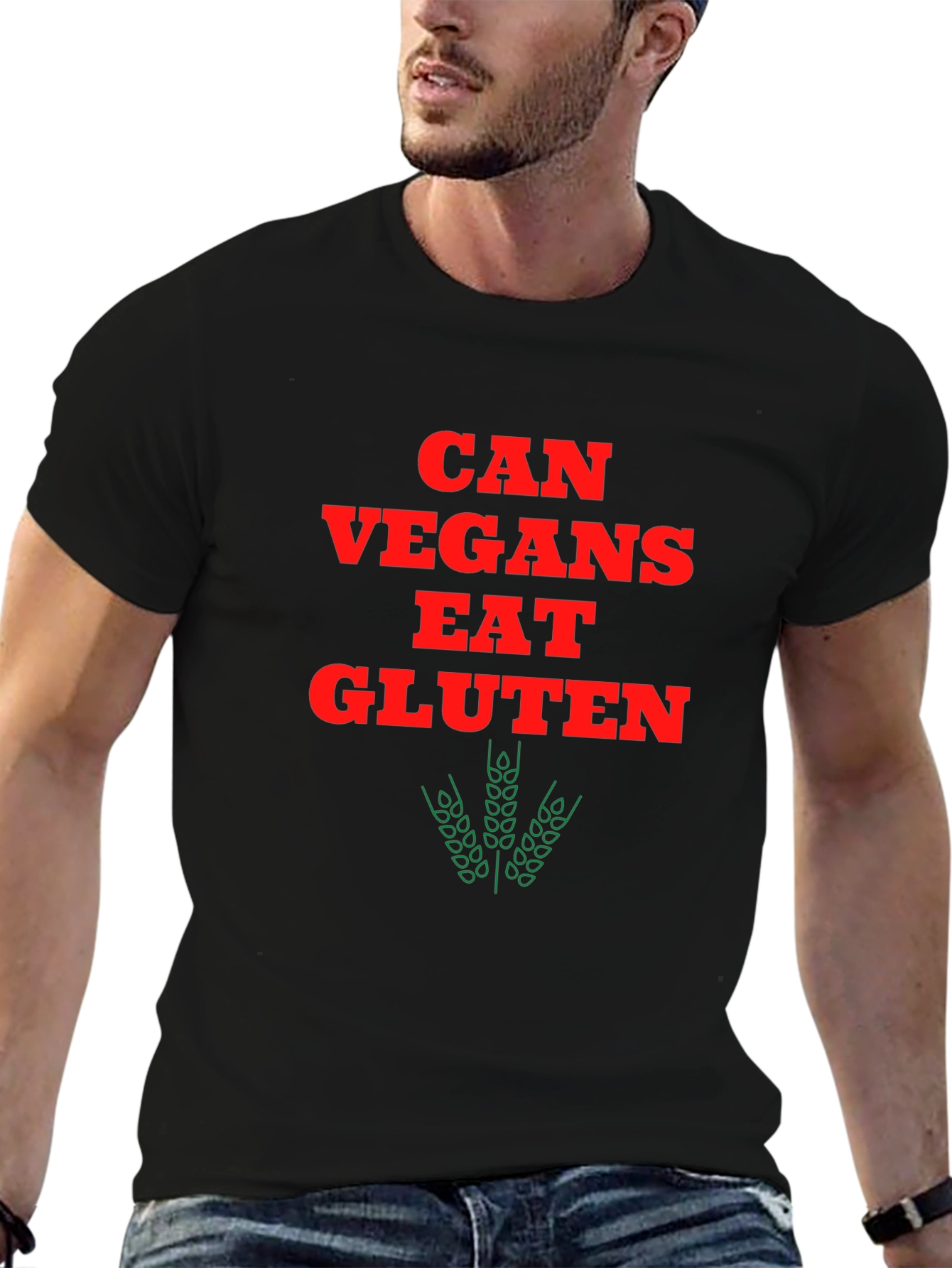Can Vegans Eat Gluten? Graphic T-Shirt