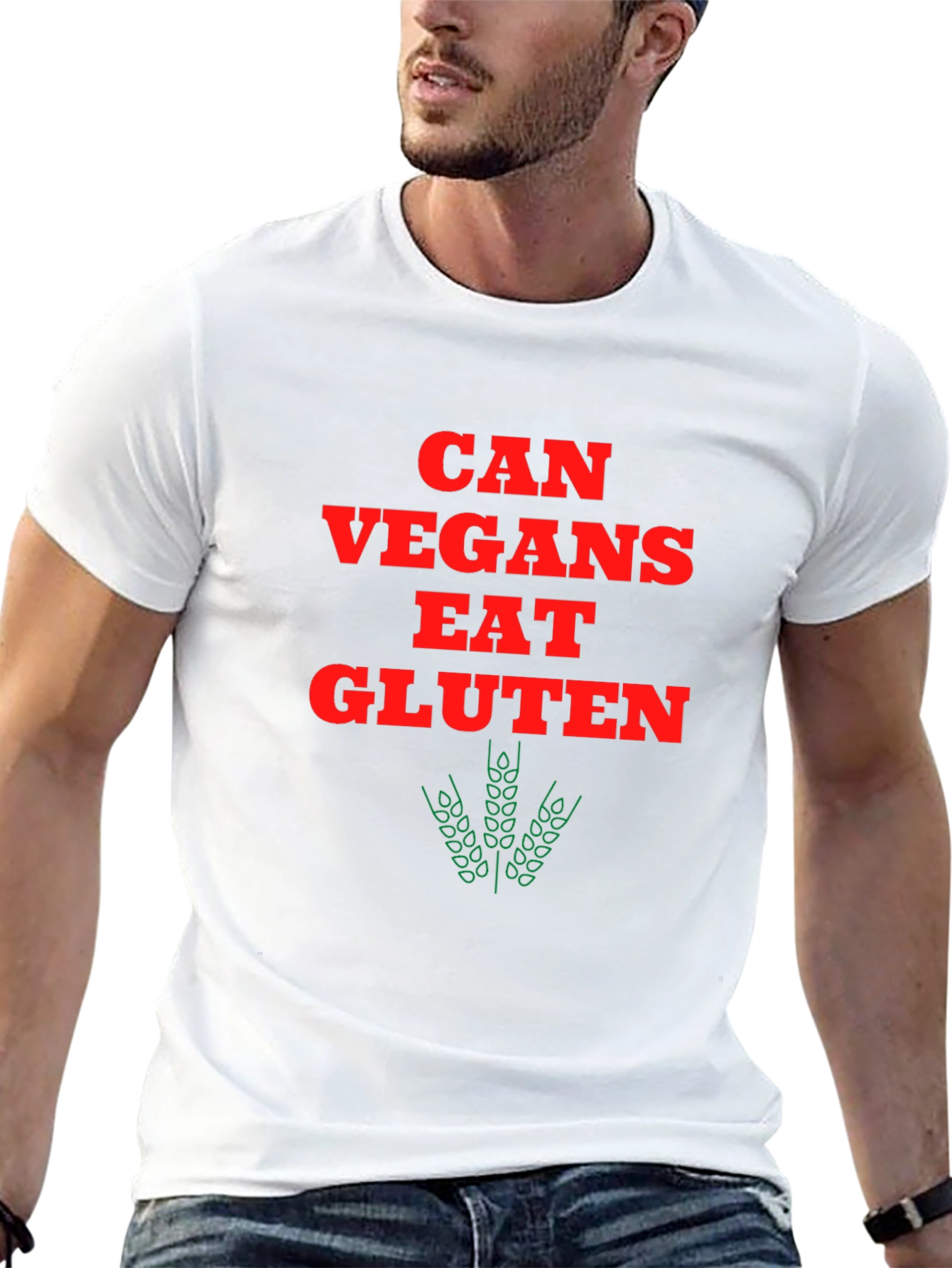 Can Vegans Eat Gluten? Graphic T-Shirt