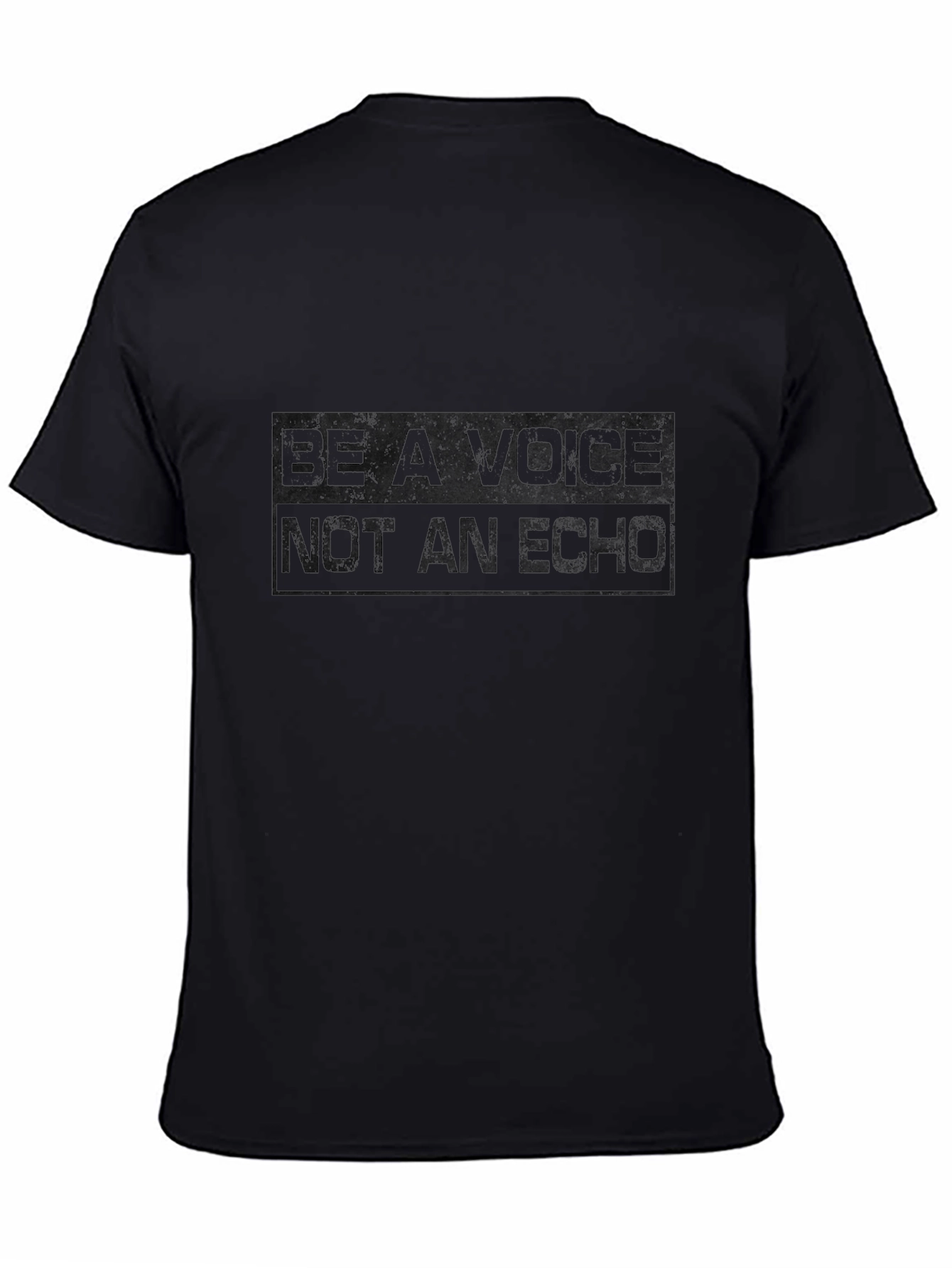 Be A Voice T-Shirt - Black Graphic Tee