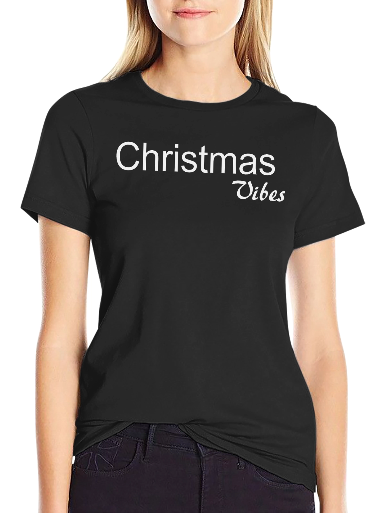 Christmas Vibes Graphic Tee - Holiday Season