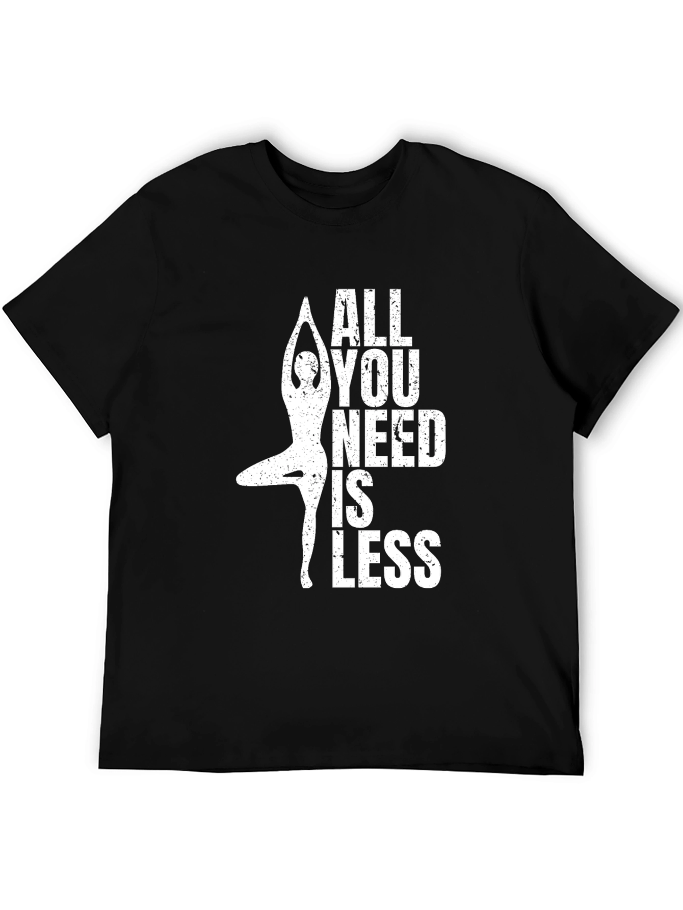 Yoga Lovers Tee: All You Need is Less T-Shirt