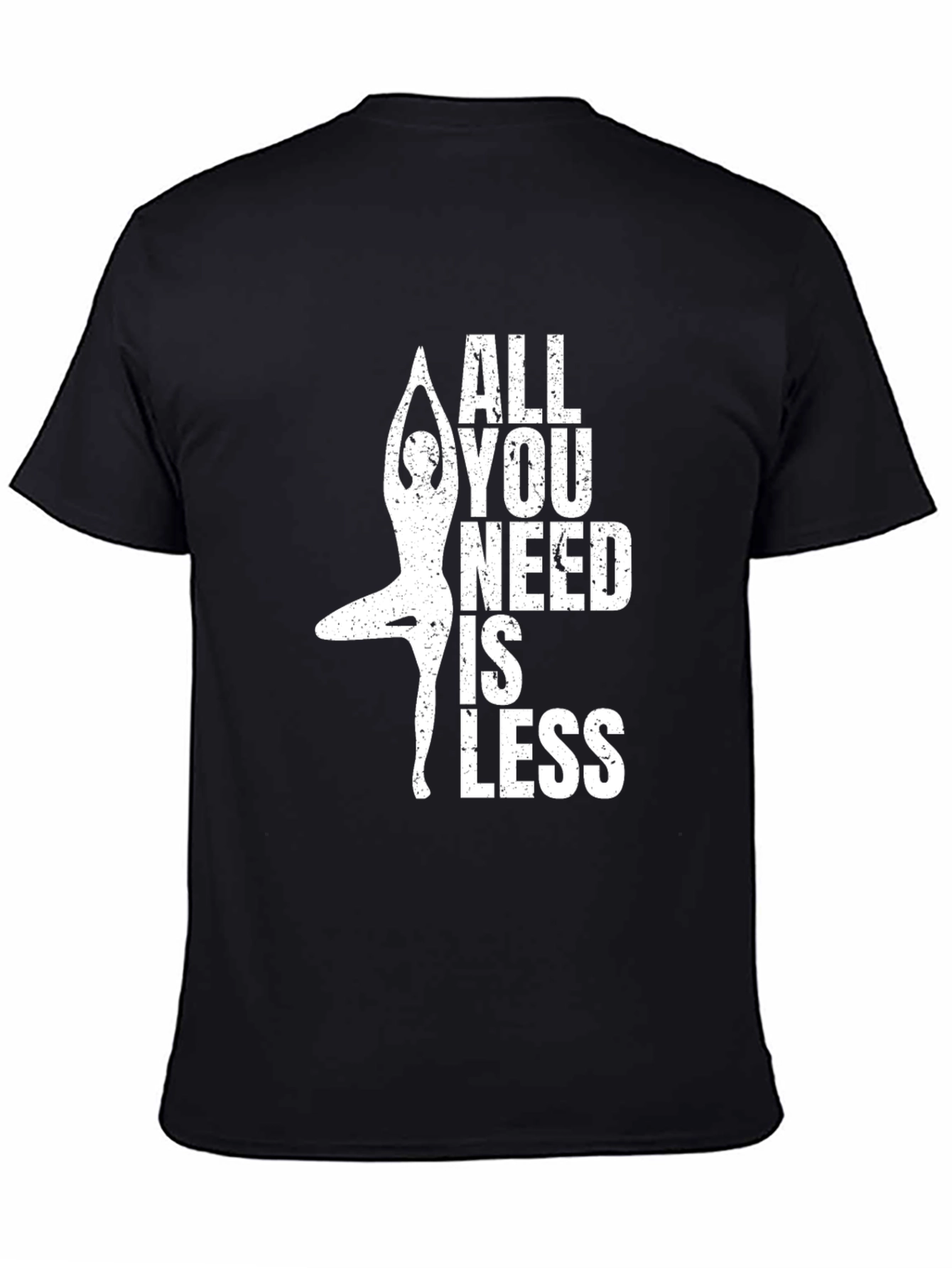Yoga Lovers Tee: All You Need is Less T-Shirt