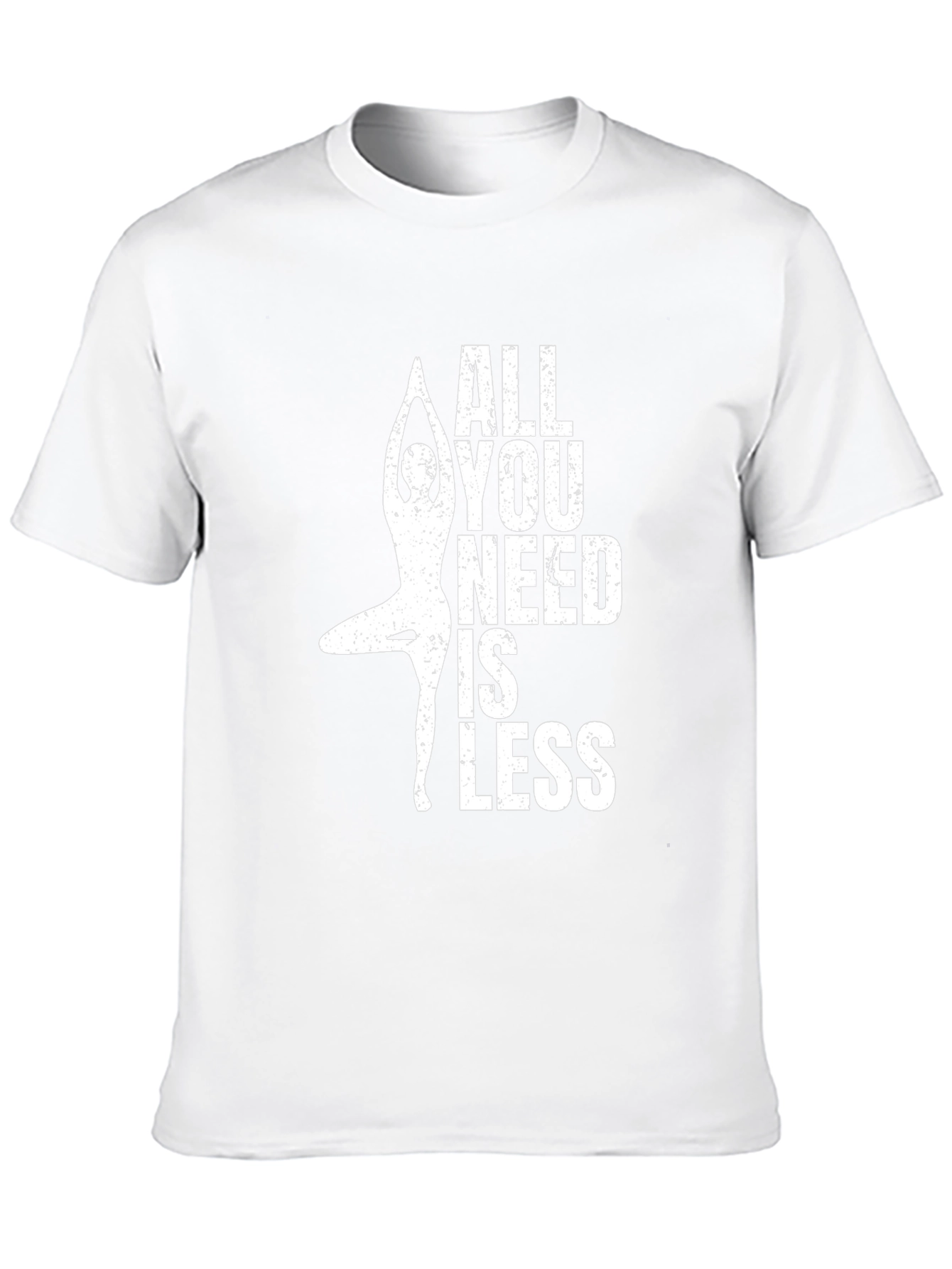 Yoga Lovers Tee: All You Need is Less T-Shirt