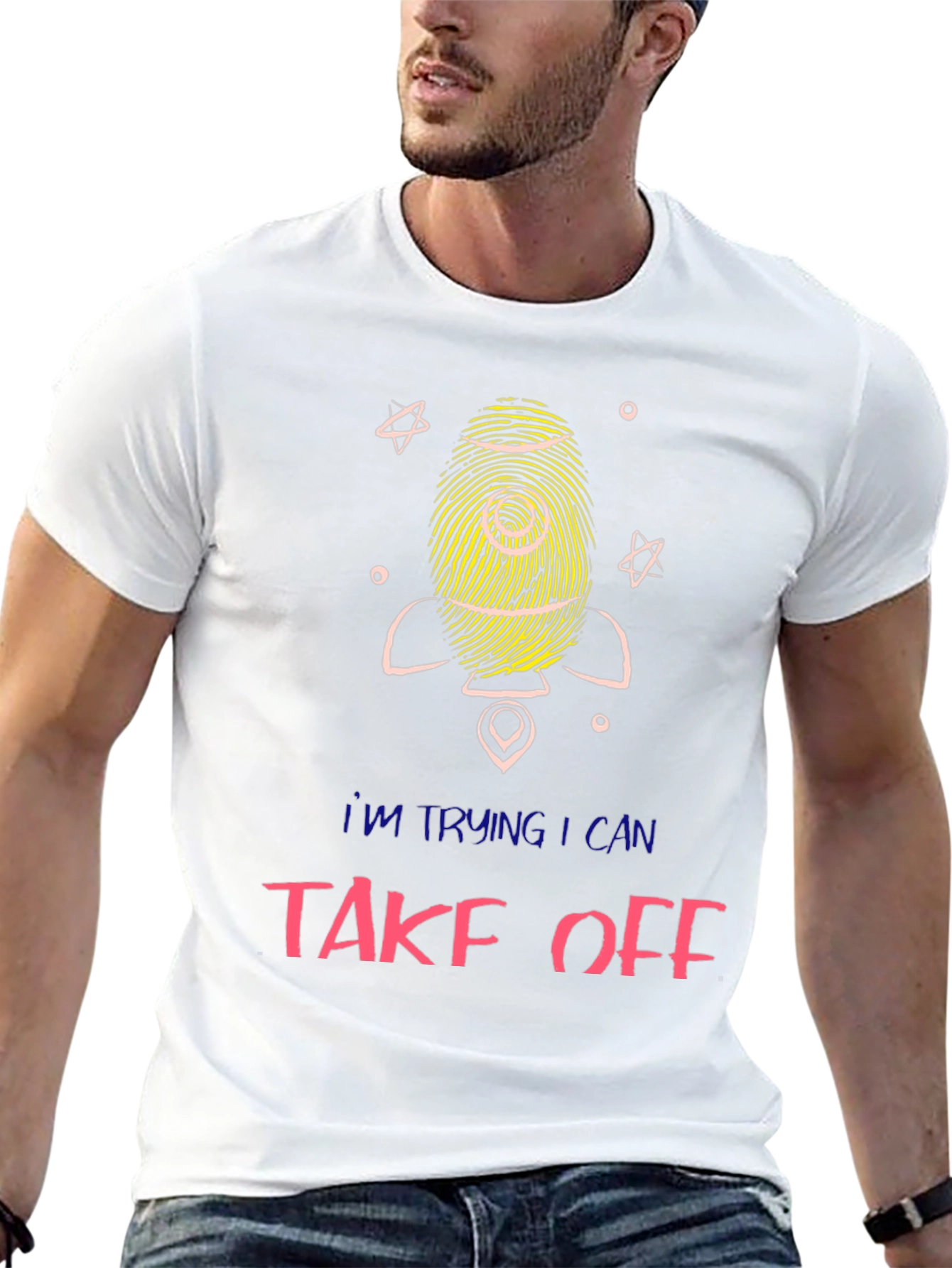 Rocket Take Off Graphic Tee