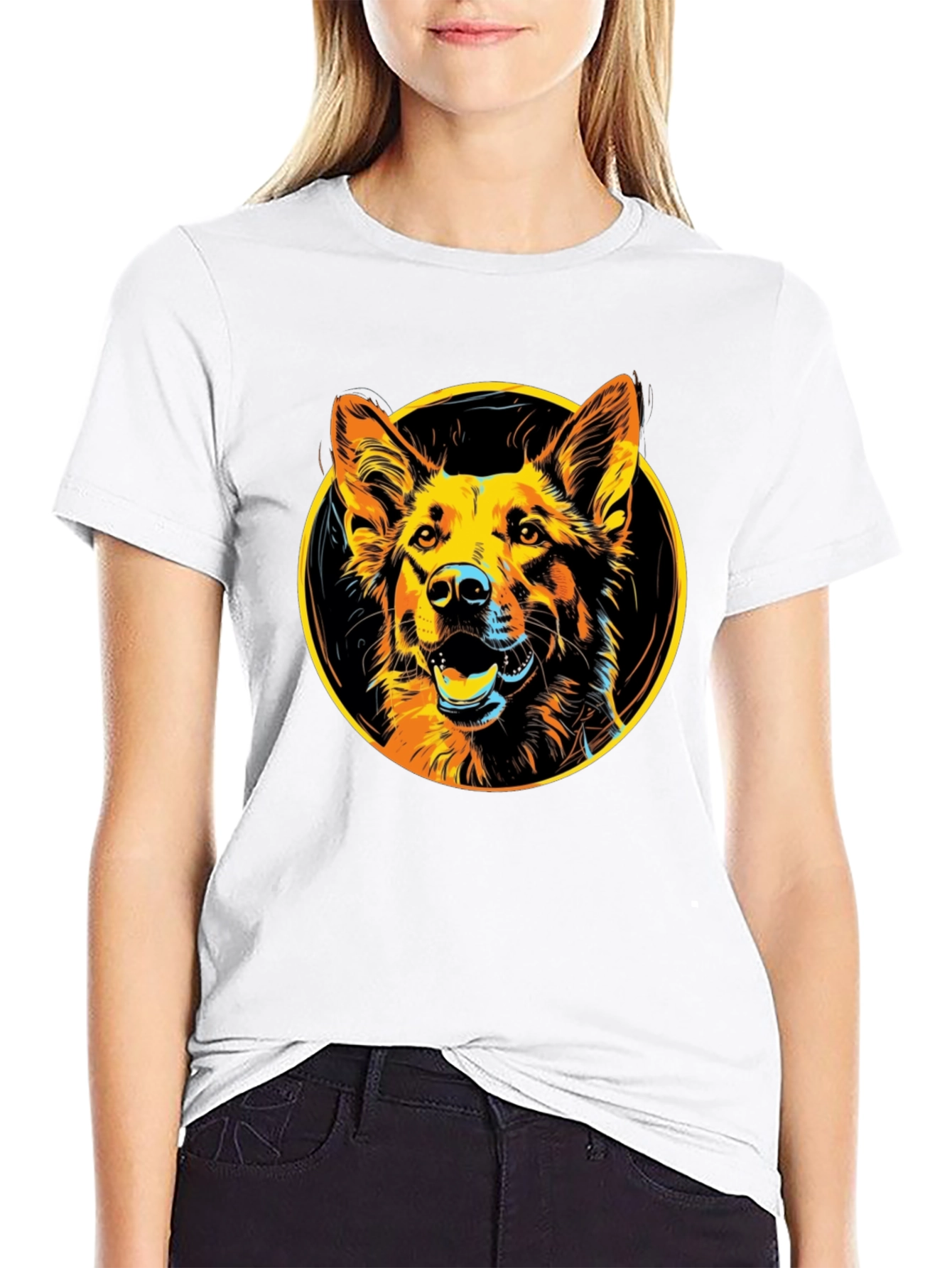 Dog Portrait T-Shirt - Graphic Tee