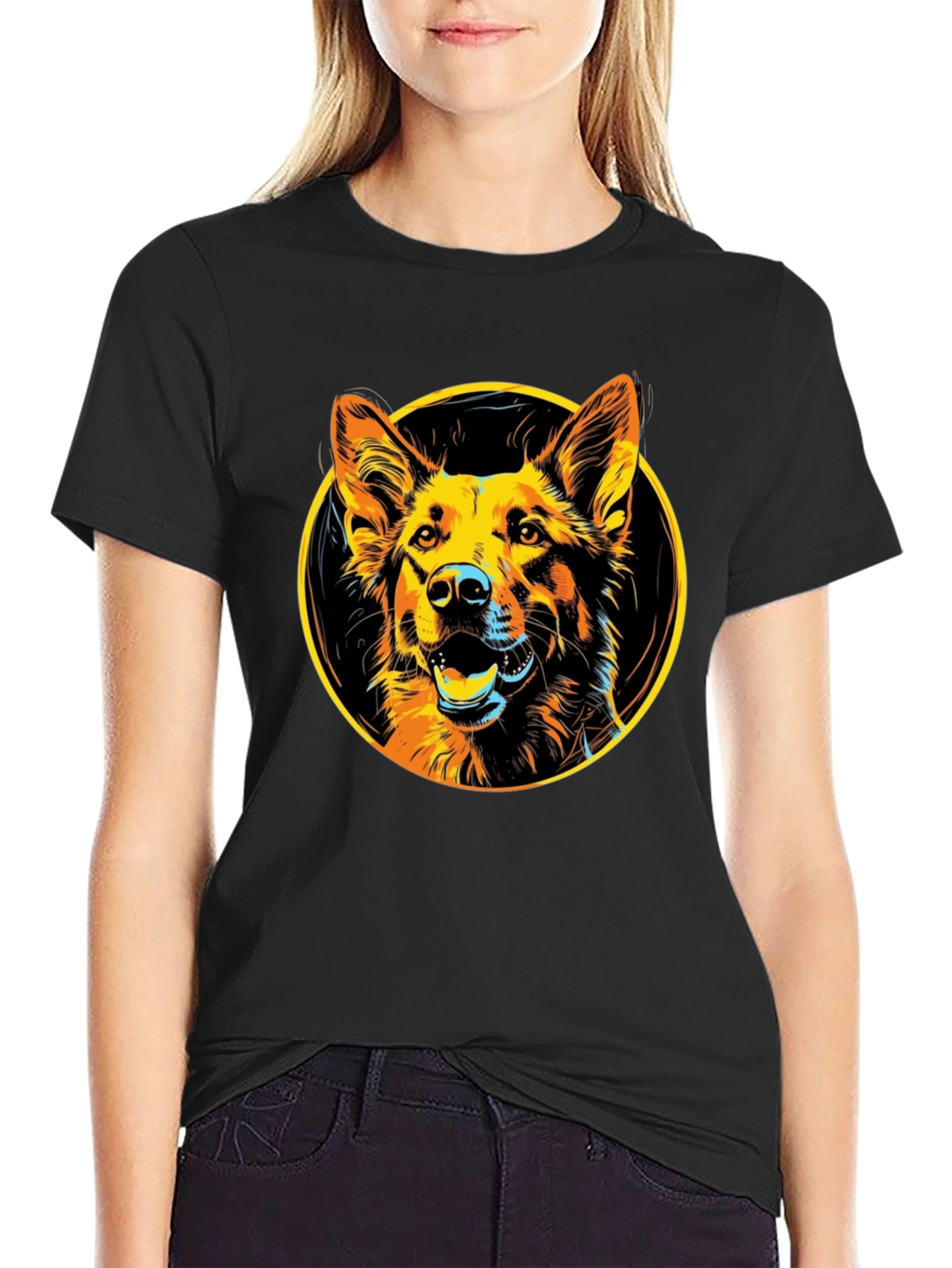 Dog Portrait T-Shirt - Graphic Tee