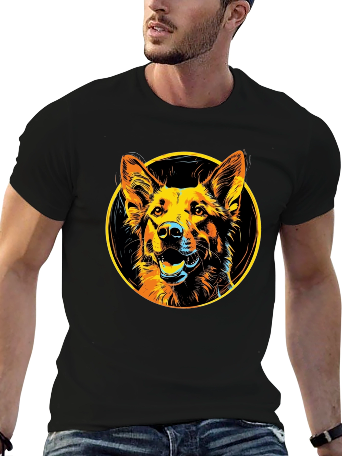 Dog Portrait T-Shirt - Graphic Tee