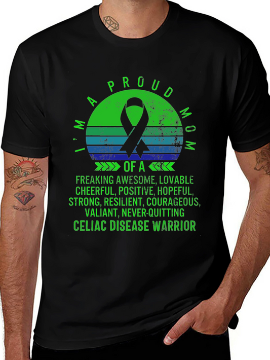 Proud Mom Celiac Disease Warrior T-Shirt