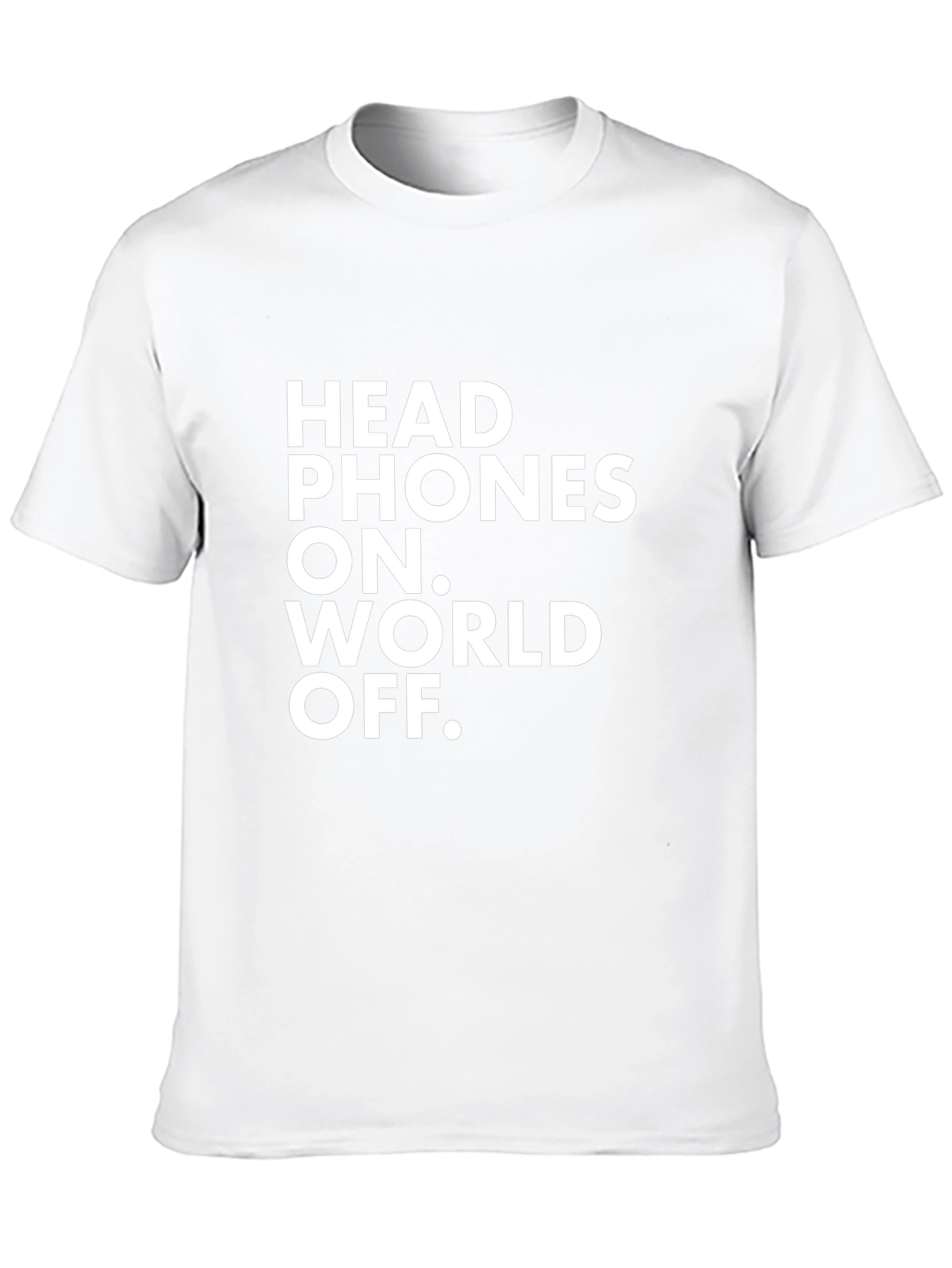 Headphones On. World Off. Graphic Tee