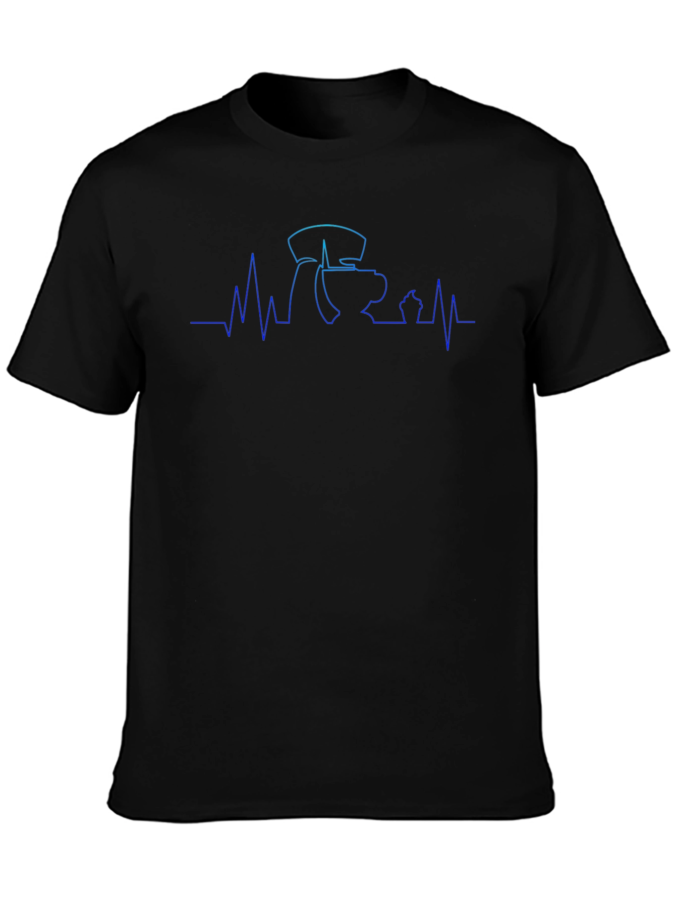 Coffee ECG T-Shirt - Caffeine Heartbeat Tee