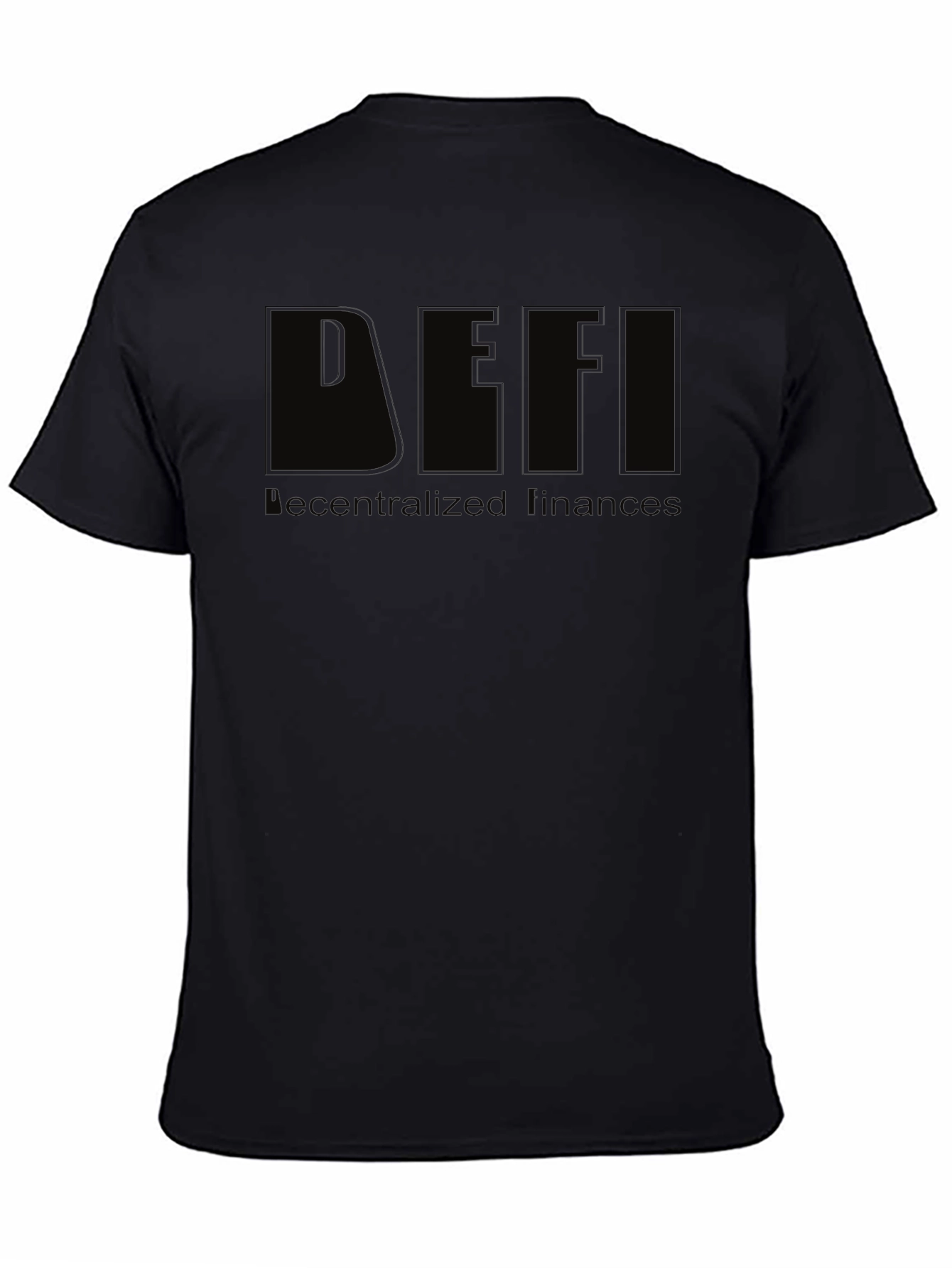 DeFi Decentralized Finance Black T-Shirt