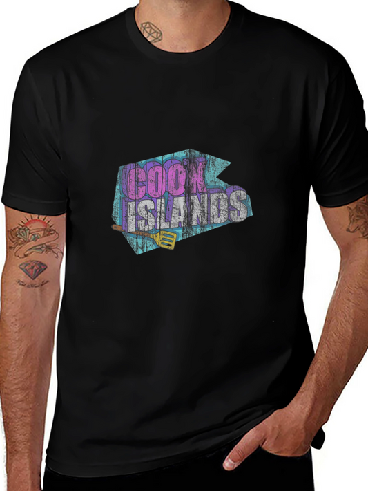 Cook Islands Graphic T-Shirt - Retro Style