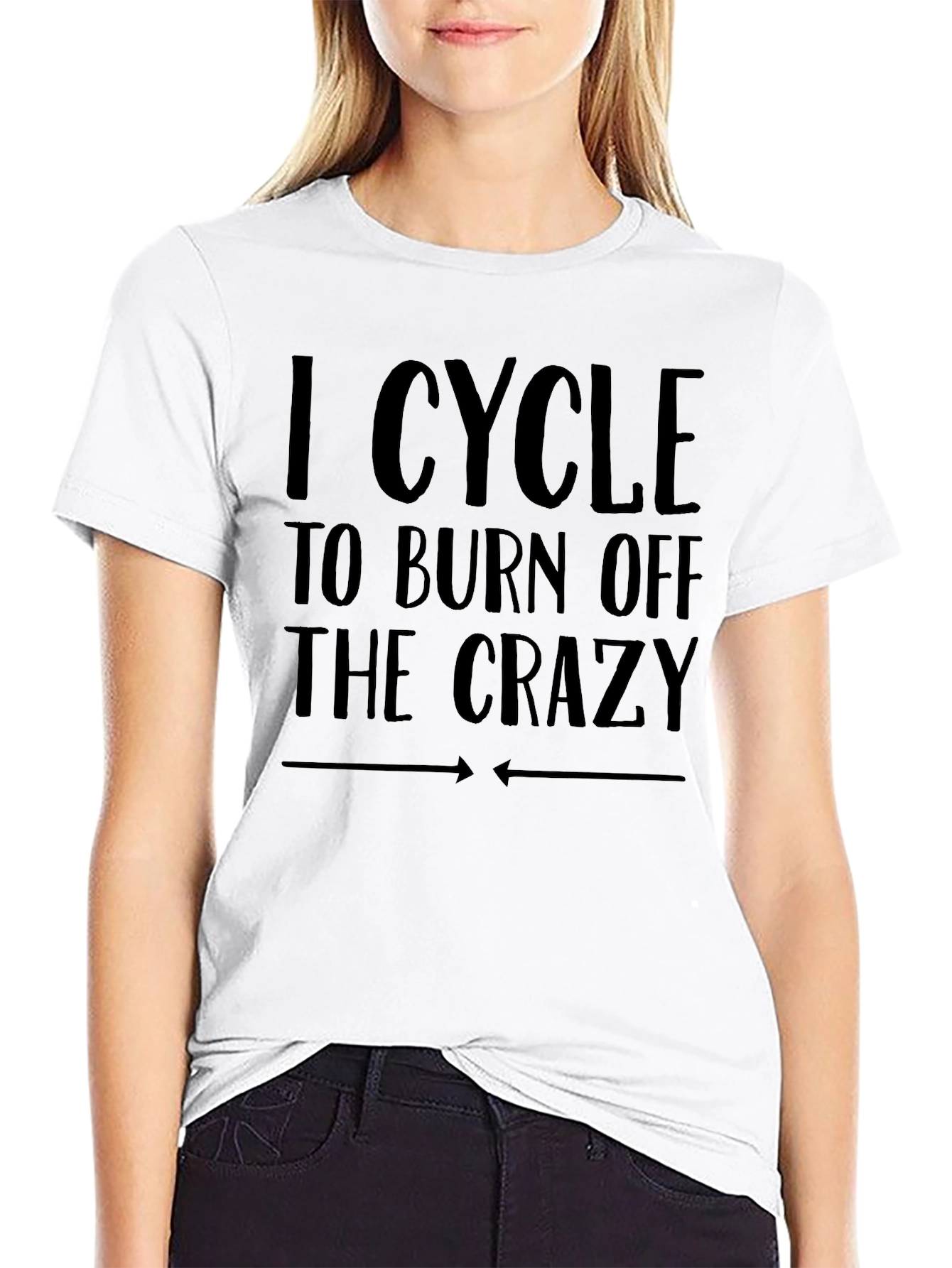 I Cycle to Burn Off the Crazy Graphic Tee