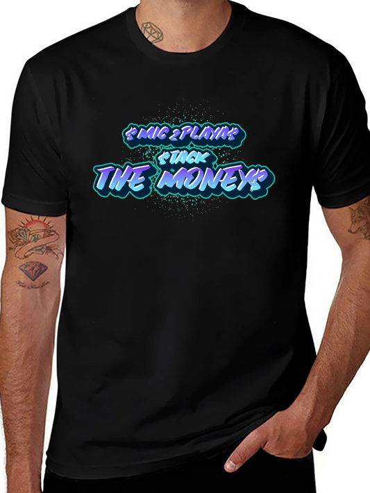 Mic 2 Playa Stack the Money Graphic T-Shirt