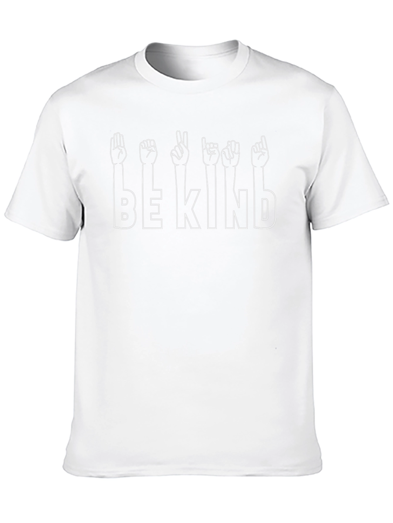 Be Kind ASL T-Shirt - Black