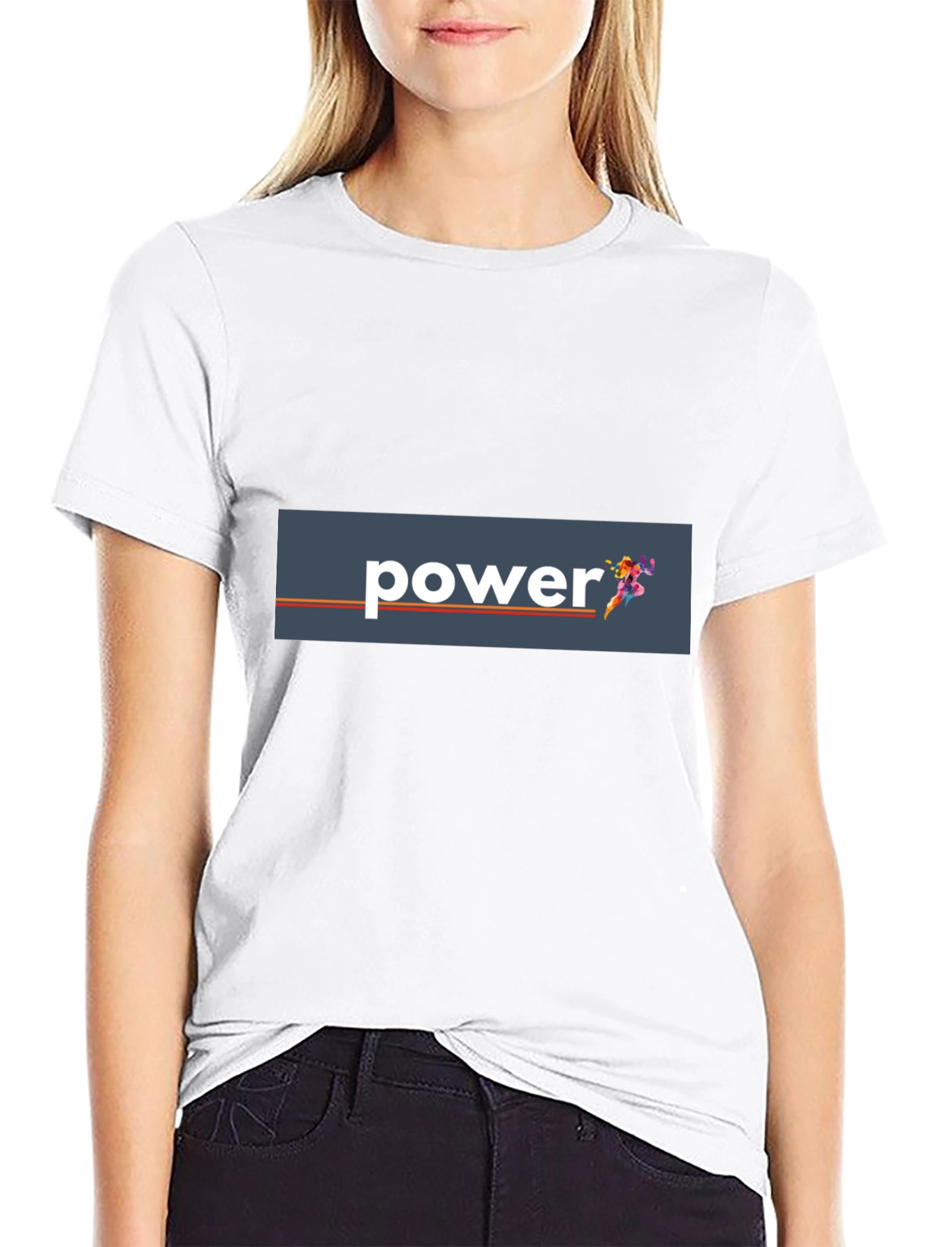 Power Graphic Tee - Mens Black T-Shirt