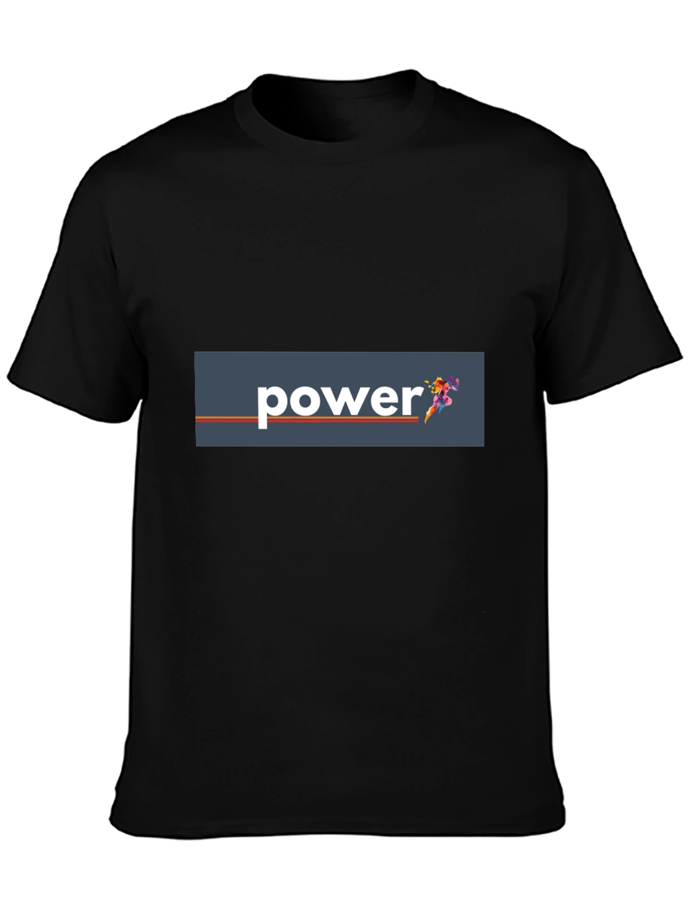 Power Graphic Tee - Mens Black T-Shirt