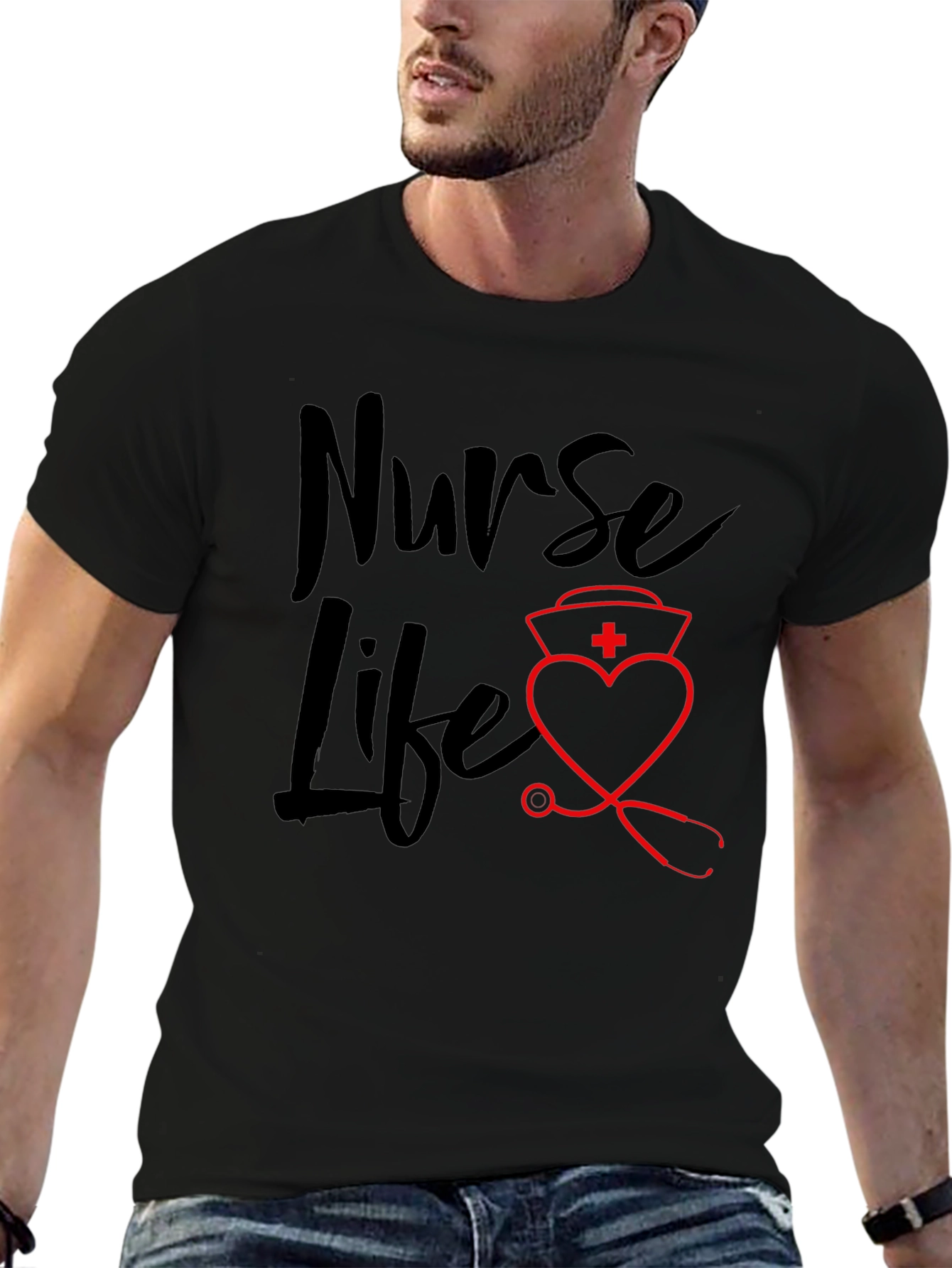 Nurse Life Graphic T-Shirt - Medical Profession Apparel