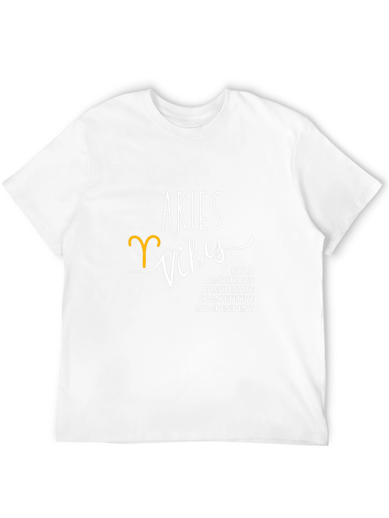 Aries Vibes Black T-Shirt - Zodiac Sign Apparel
