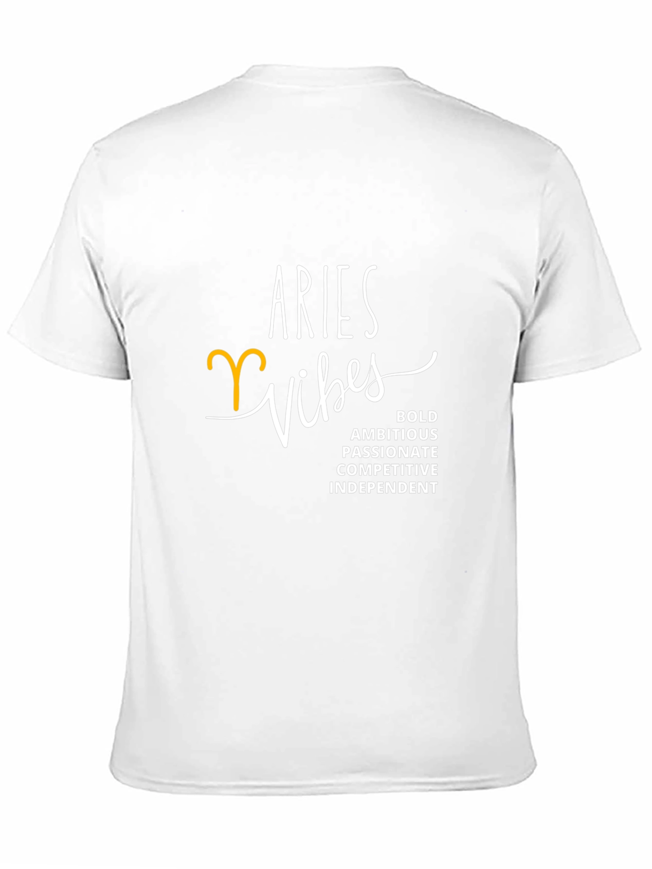 Aries Vibes Black T-Shirt - Zodiac Sign Apparel