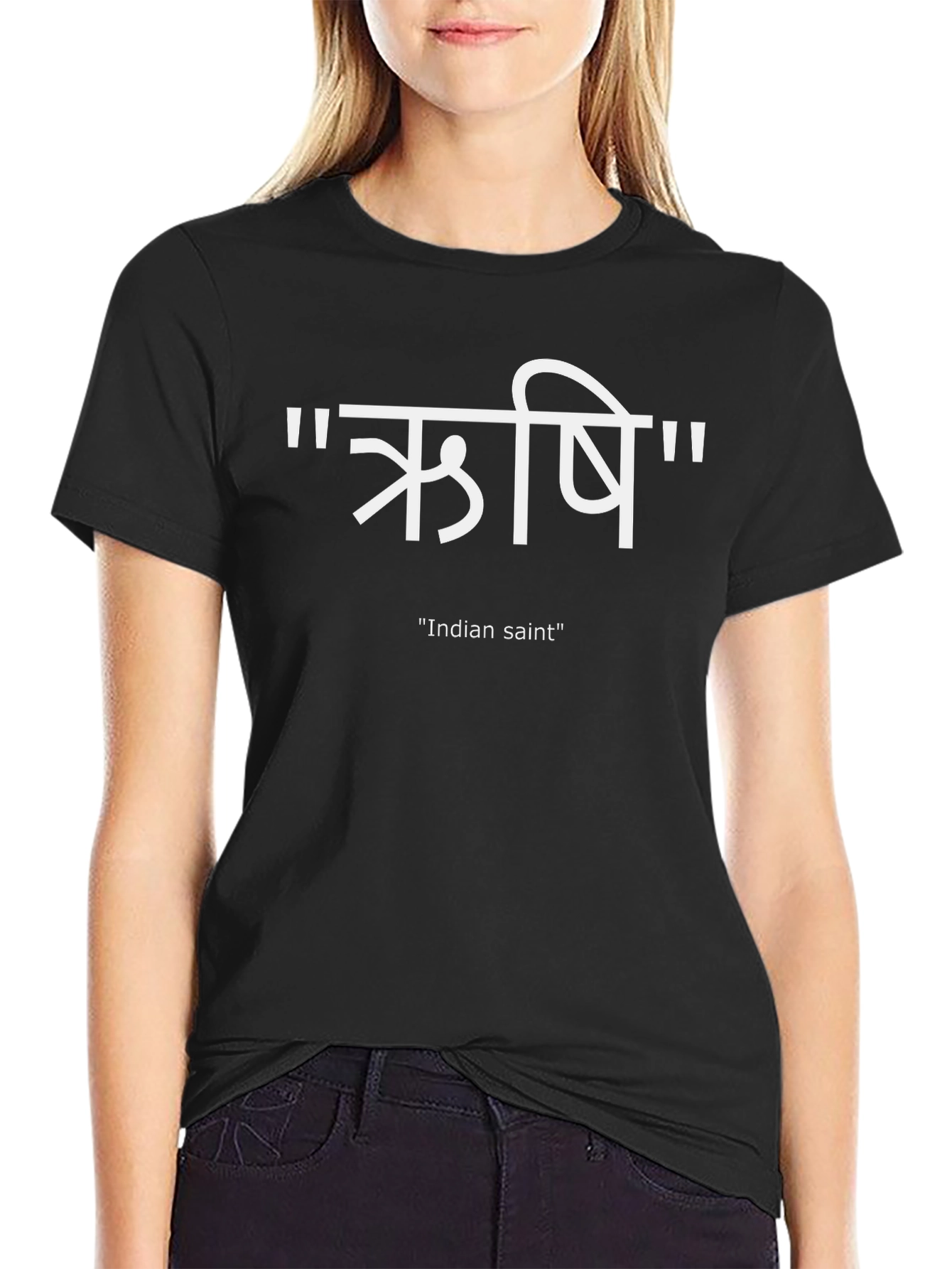Indian Saint Graphic Tee - Black T-Shirt