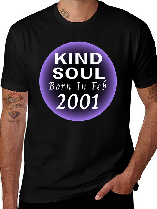 Kind Soul Born in Feb 2001 T-Shirt