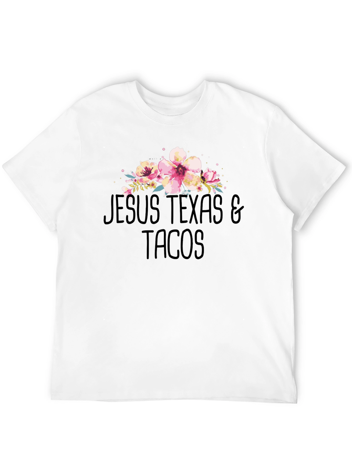 Jesus Texas & Tacos Graphic T-Shirt