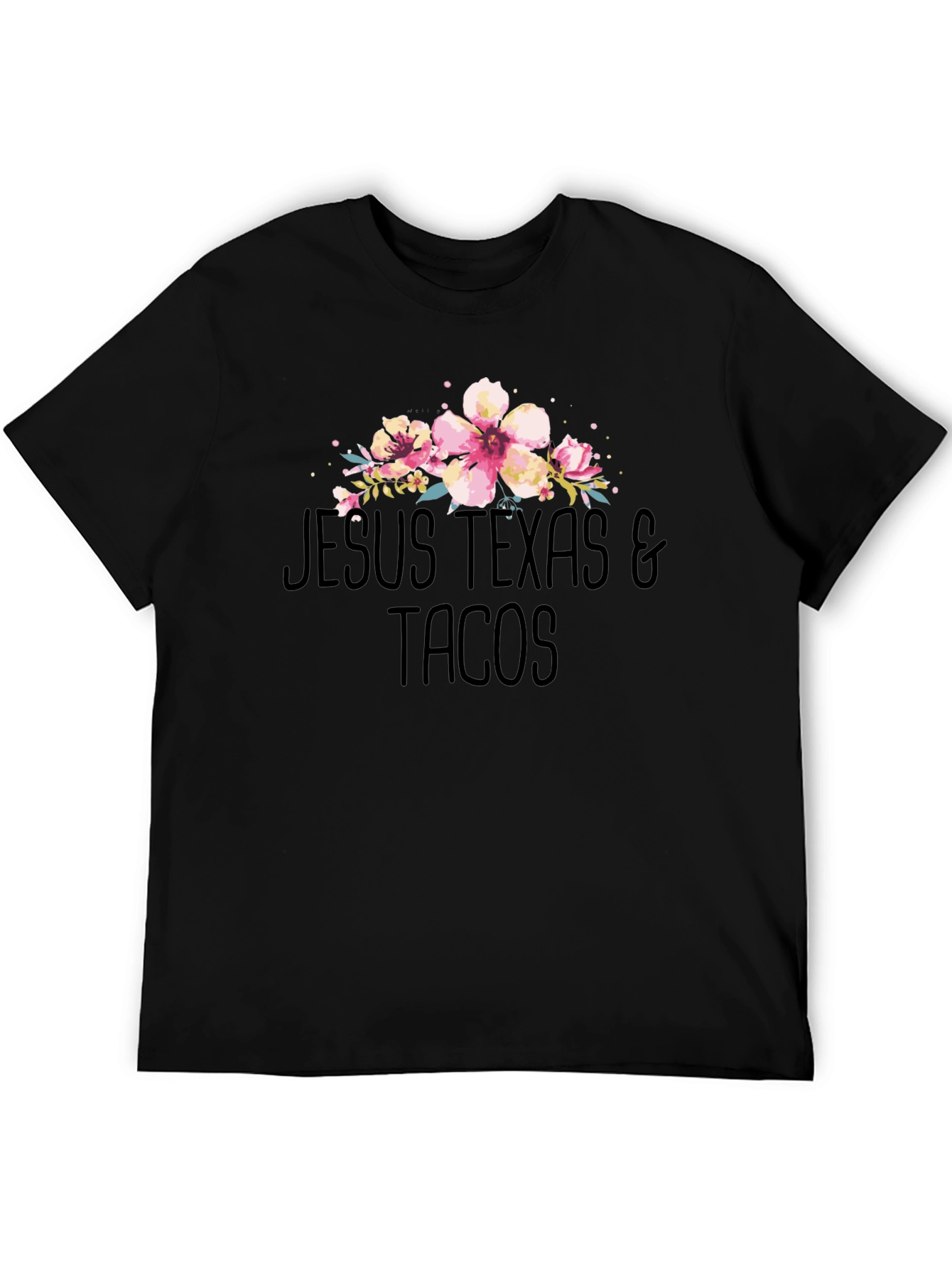 Jesus Texas & Tacos Graphic T-Shirt