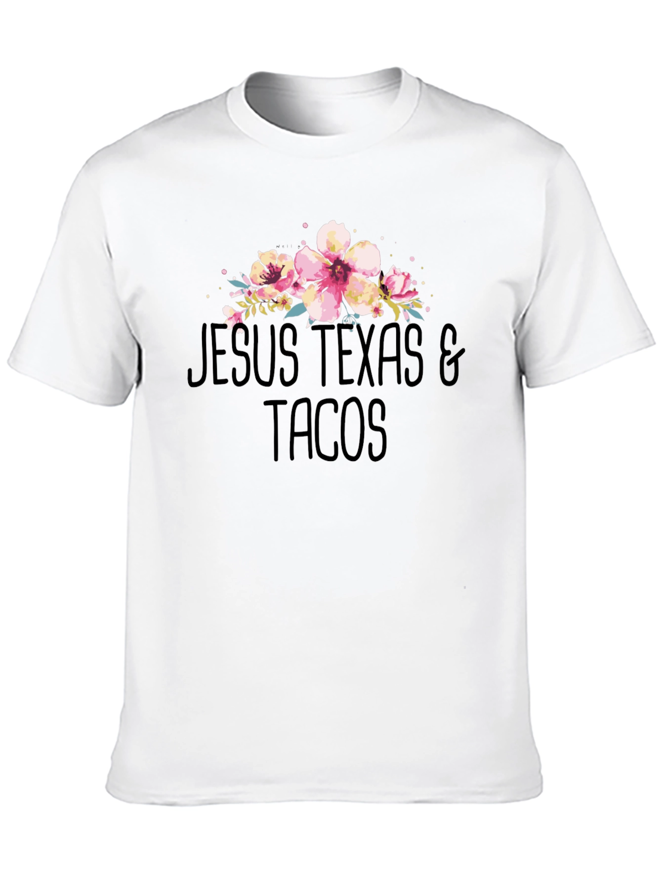 Jesus Texas & Tacos Graphic T-Shirt