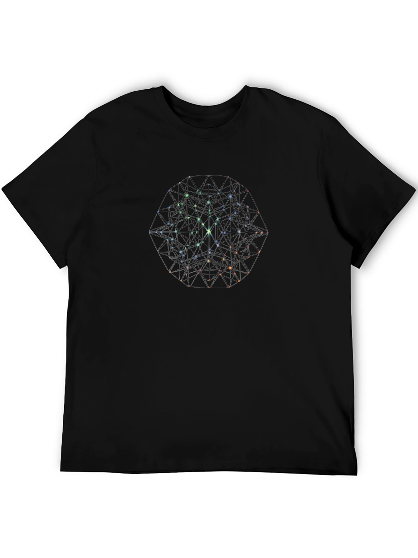 Geometric Black T-Shirt