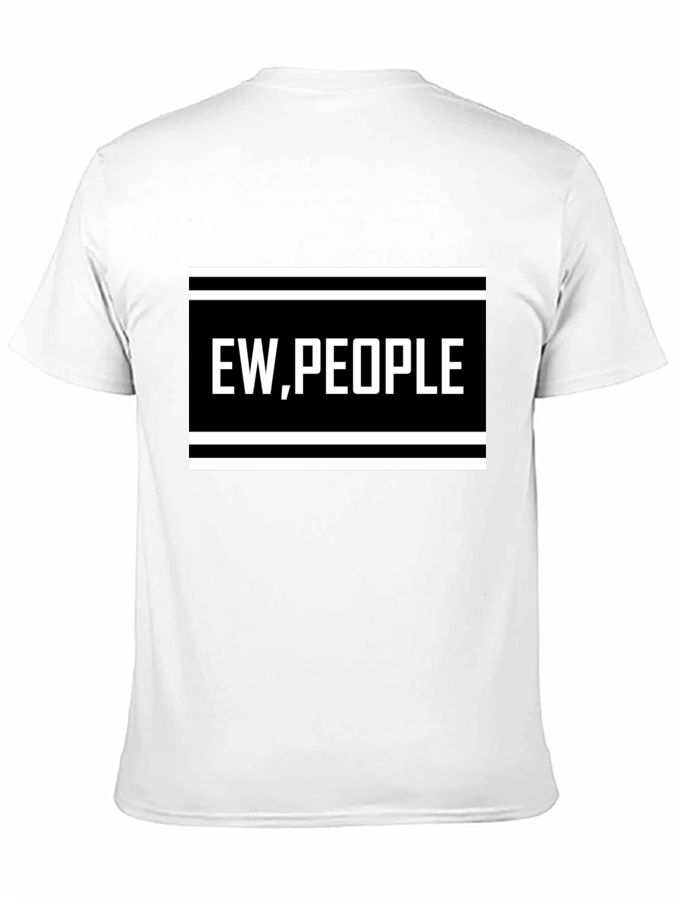 Ew People Graphic Tee - Black Novelty T-Shirt