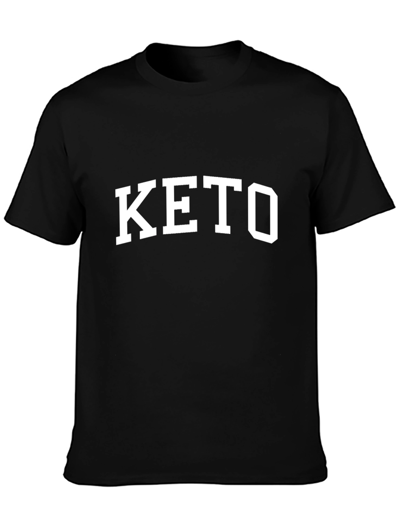 KETO T-Shirt Black Cotton Blend Short Sleeve Tee