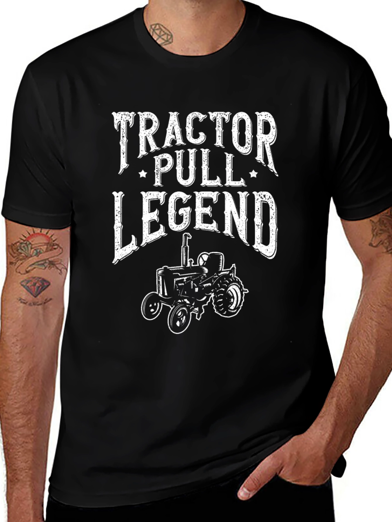 Tractor Pull Legend Graphic T-Shirt