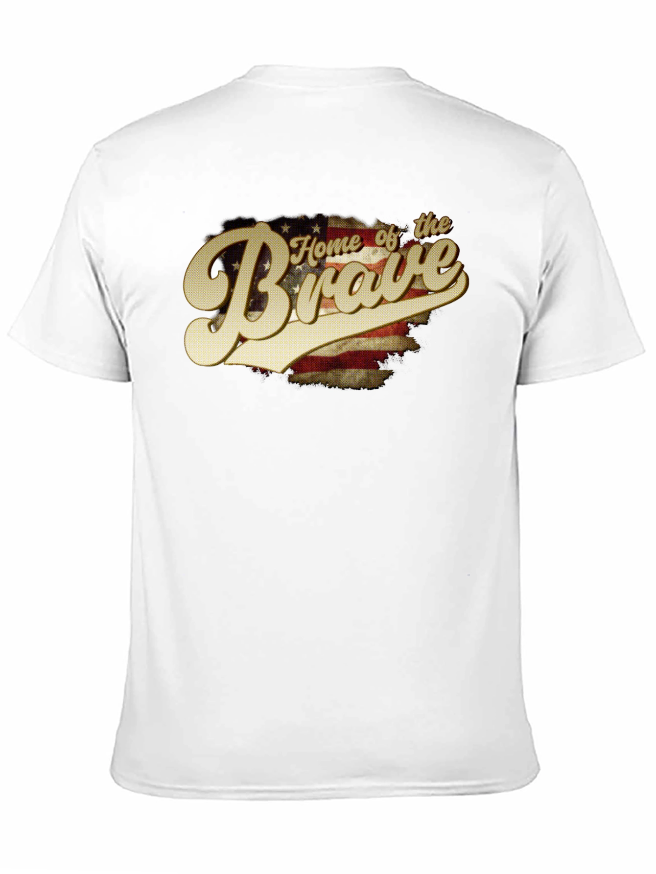 Home of the Brave Patriotic Graphic Tee