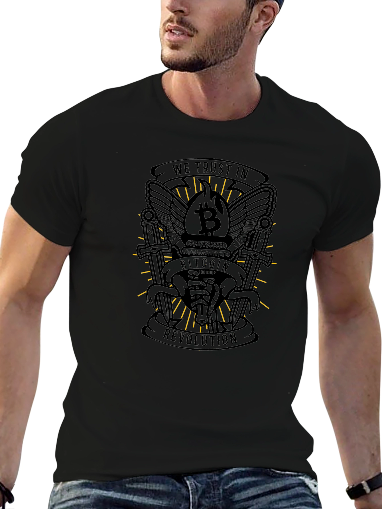 Bitcoin Revolution Black T-Shirt