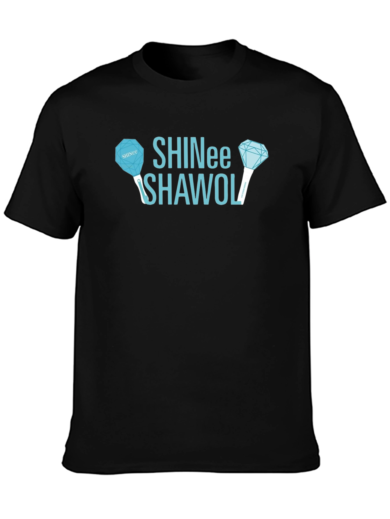 SHINee Shawol Black Graphic T-Shirt