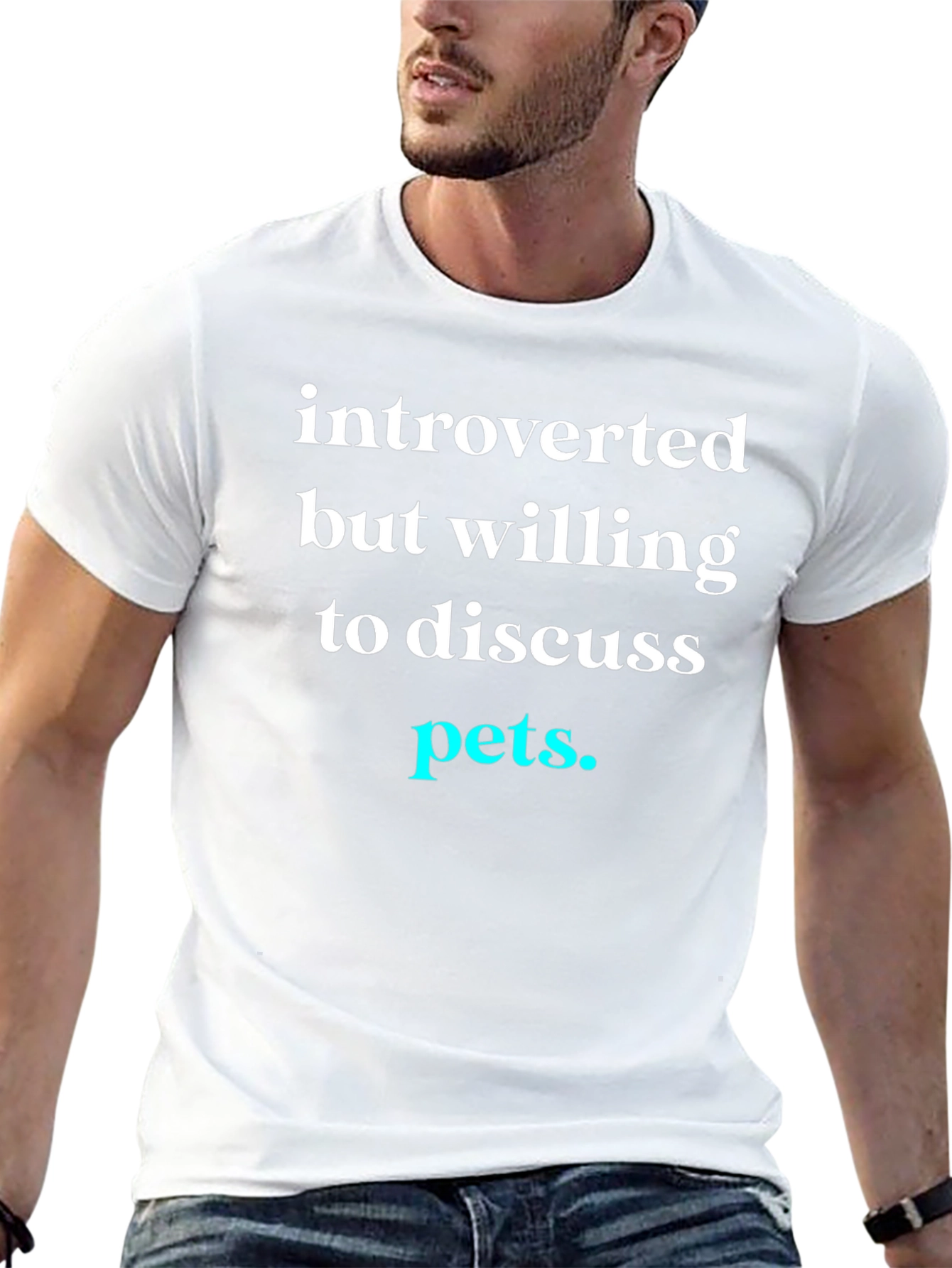 Introverted Pets T-Shirt - Discuss Your Furry Friends!