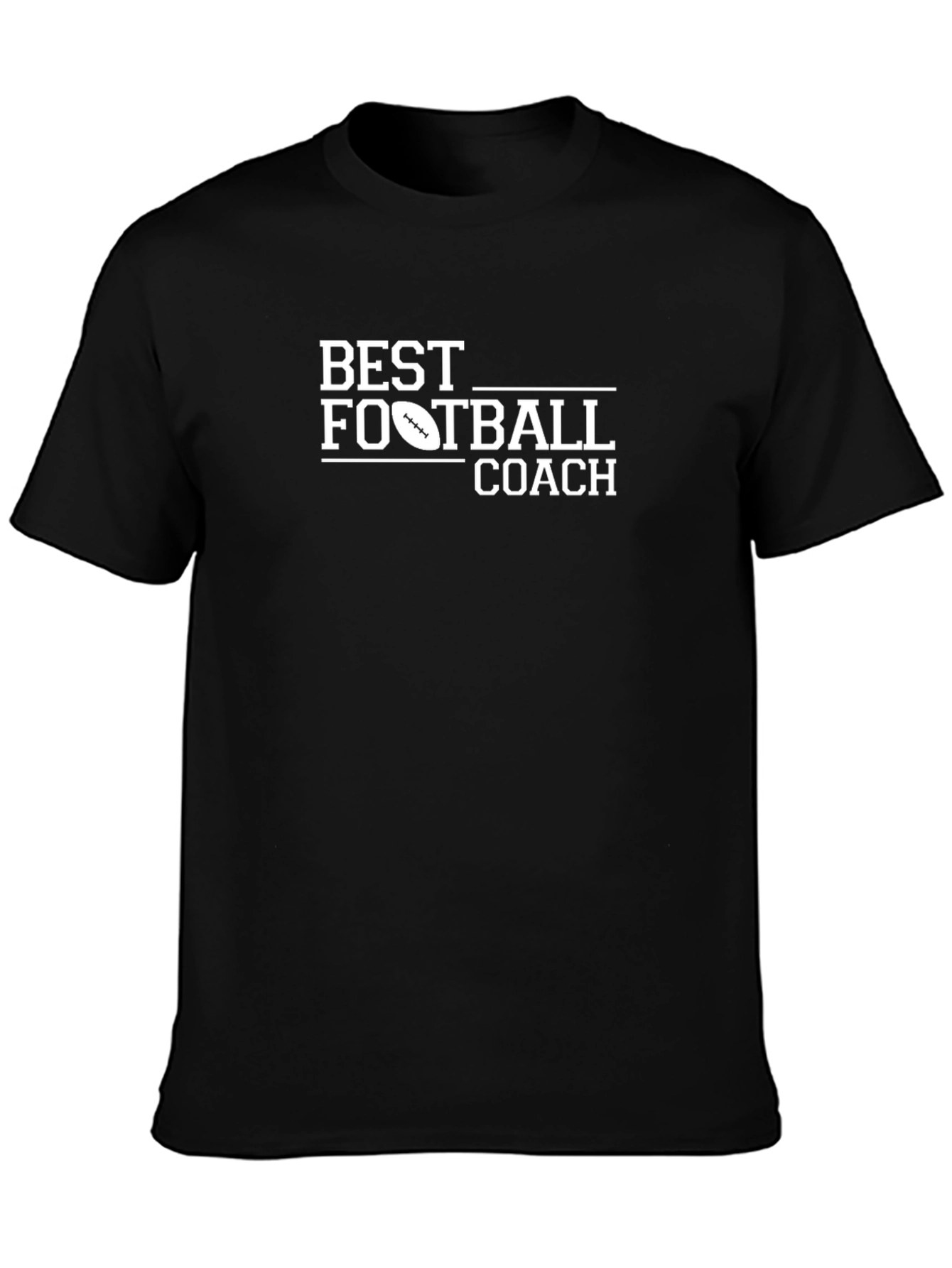 Best Football Coach T-Shirt - Black