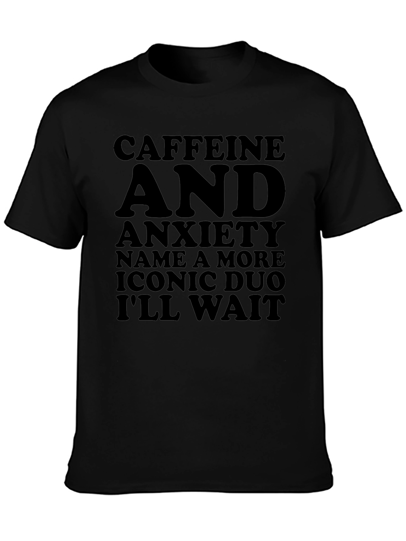 Caffeine and Anxiety Graphic T-Shirt