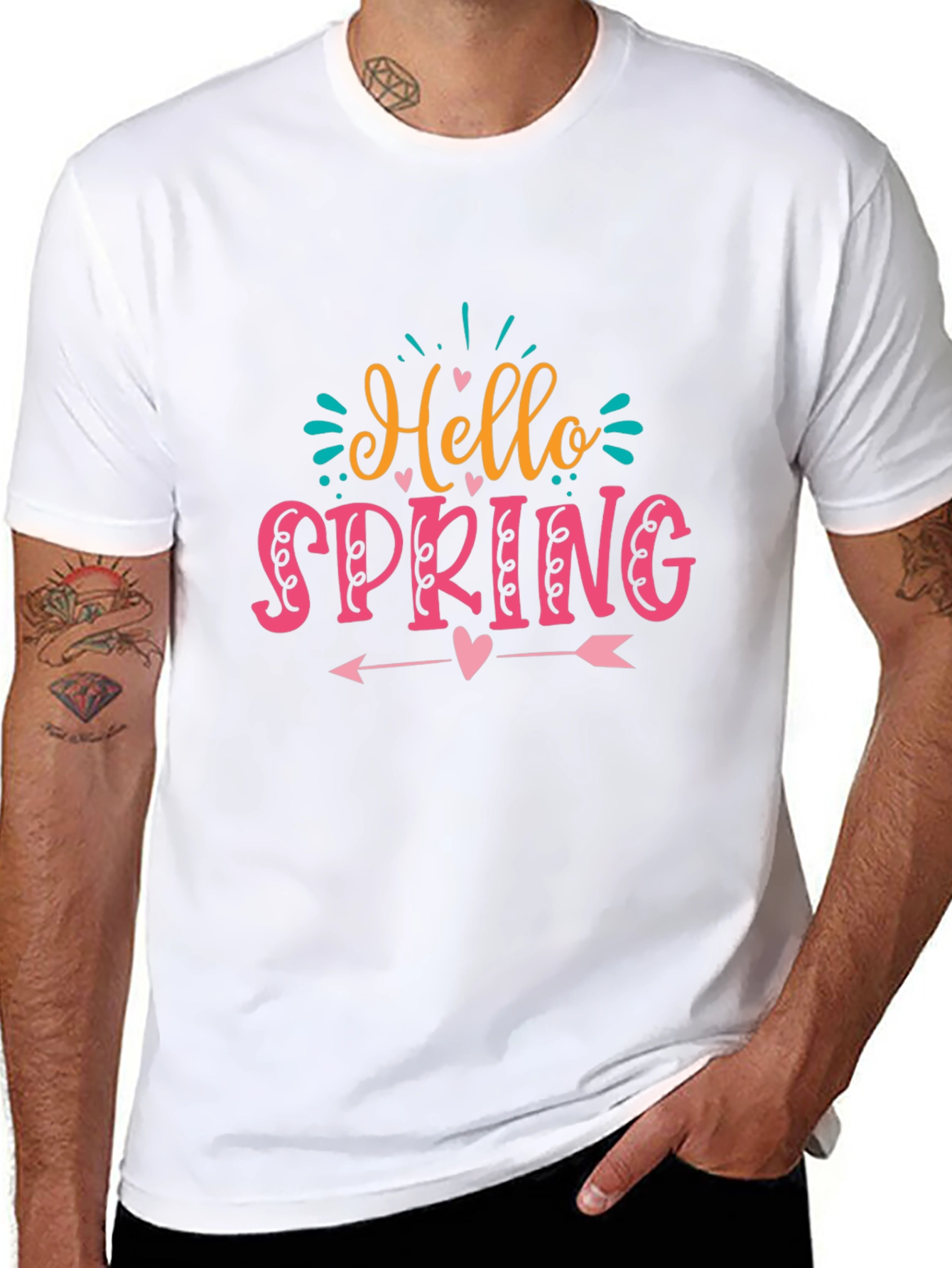 Hello Spring Graphic T-Shirt