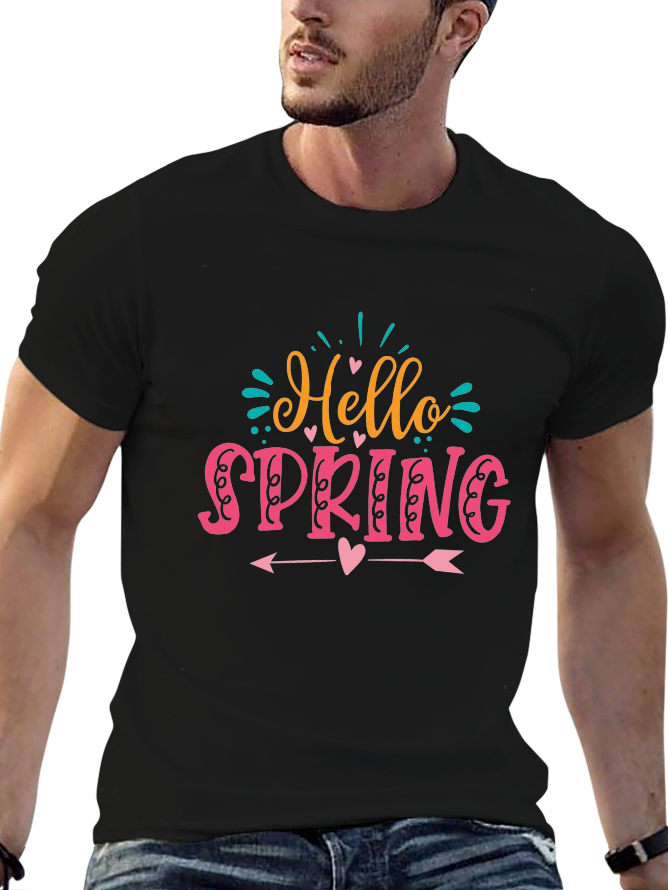 Hello Spring Graphic T-Shirt