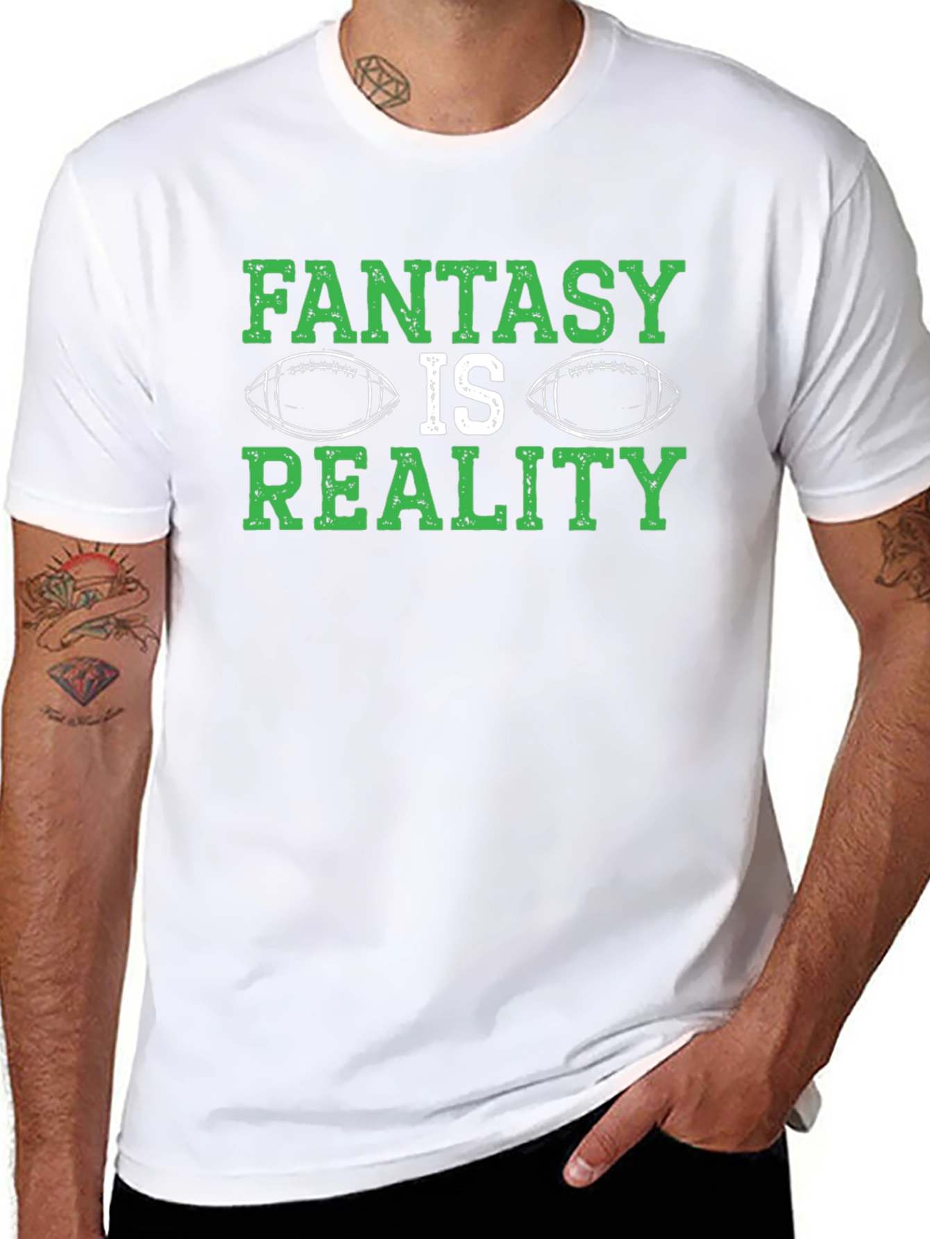 Fantasy Football Is Reality Graphic Tee