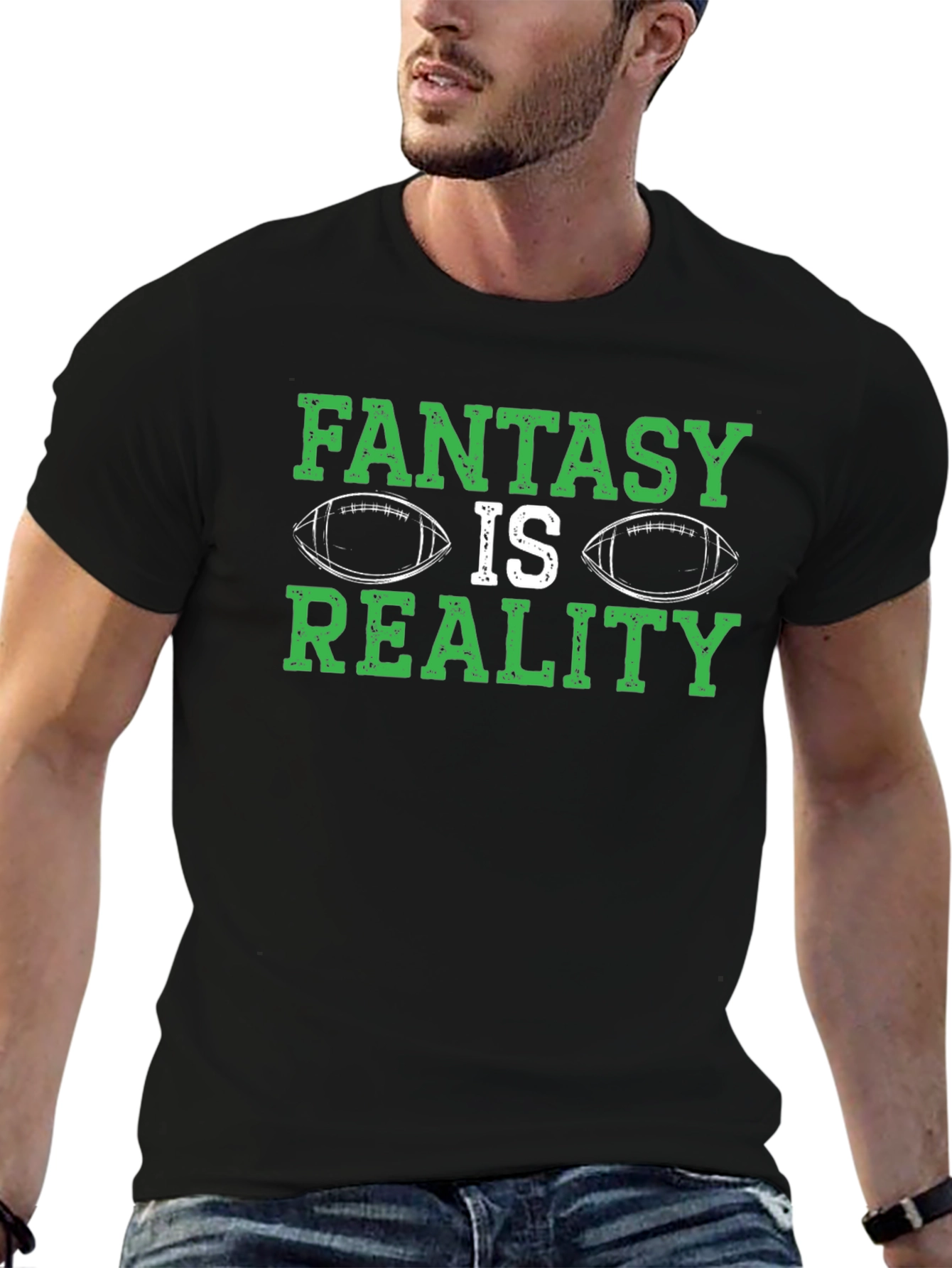Fantasy Football Is Reality Graphic Tee