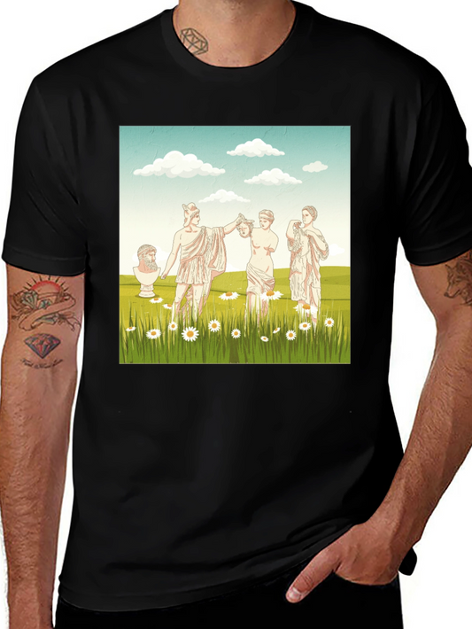 Greek Statue Art Graphic Tee