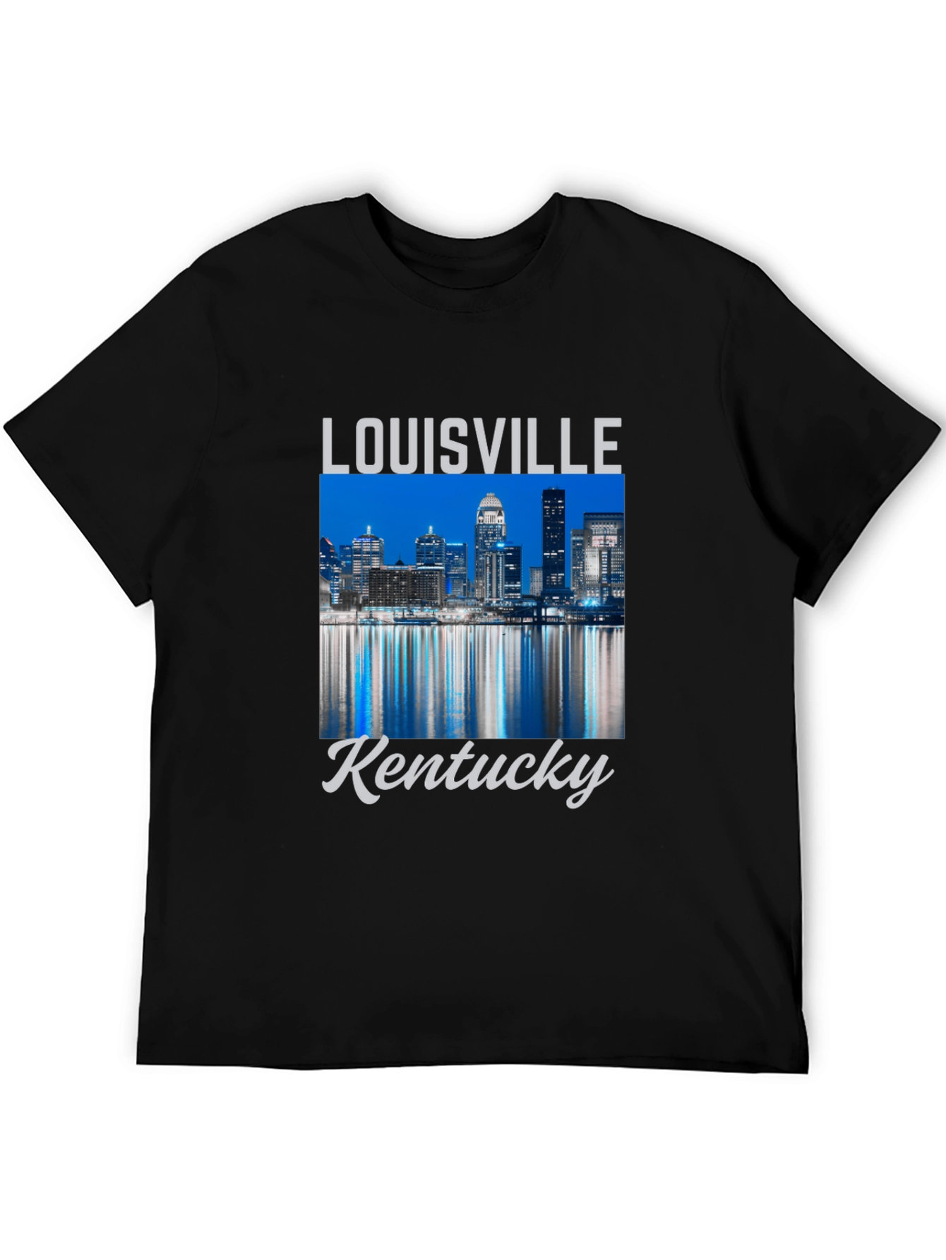 Louisville Kentucky Skyline Graphic T-Shirt