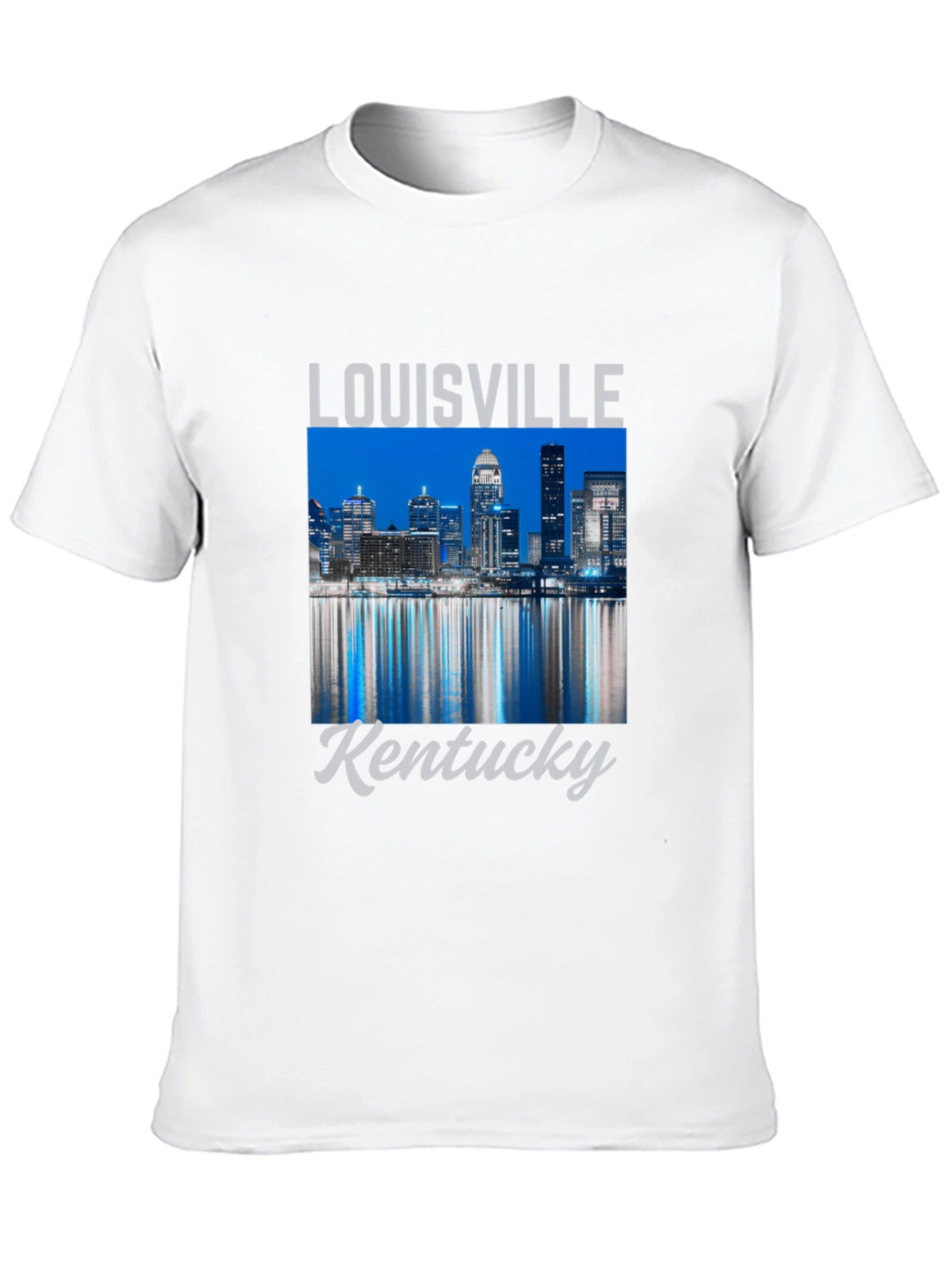 Louisville Kentucky Skyline Graphic T-Shirt