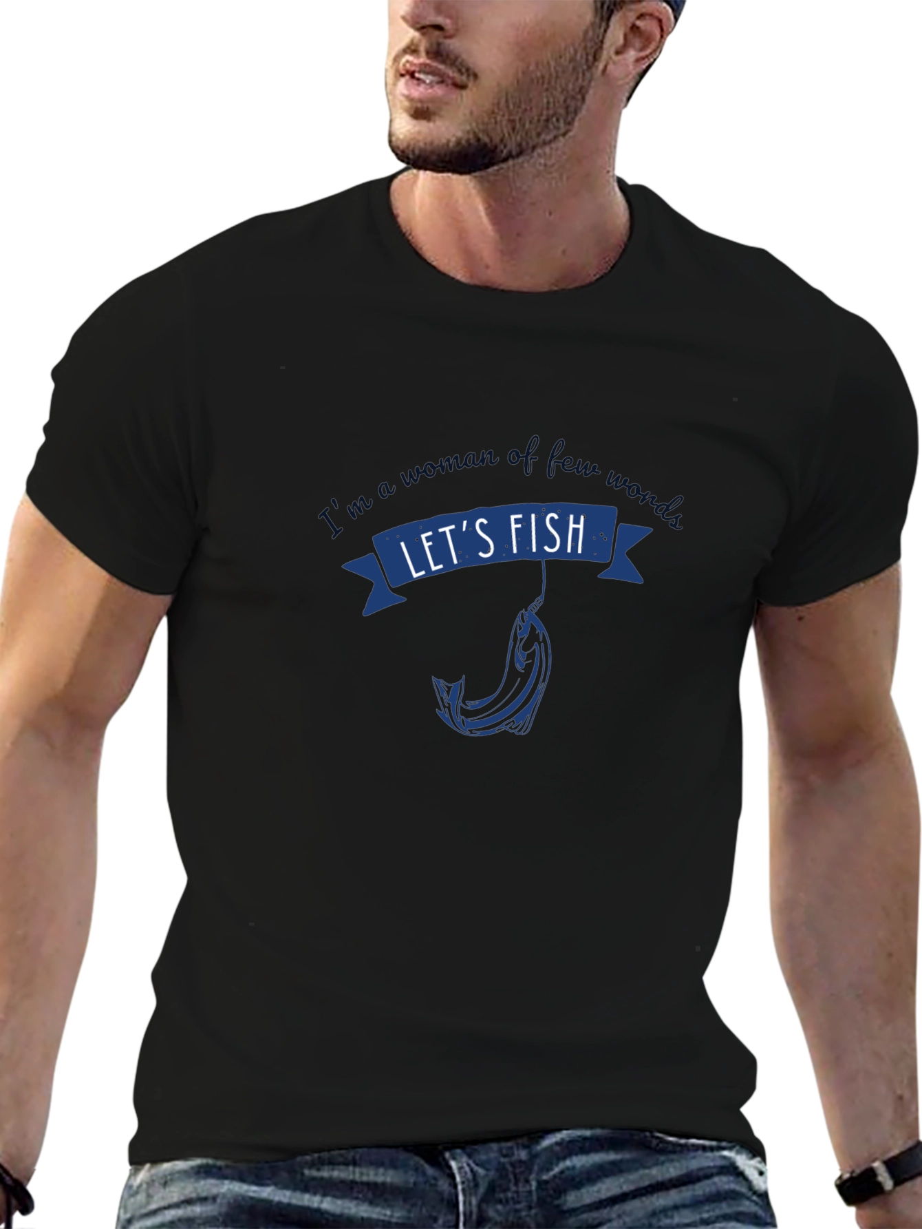 Lets Fish Mens T-Shirt - Fisherman Gift
